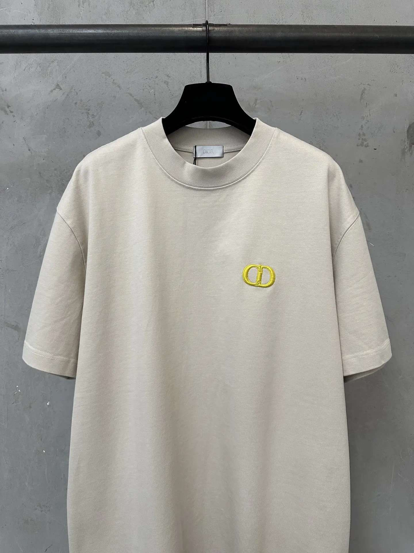 CD Icon Embroidered Heavyweight Cotton T-Shirt D21023563 — view 3