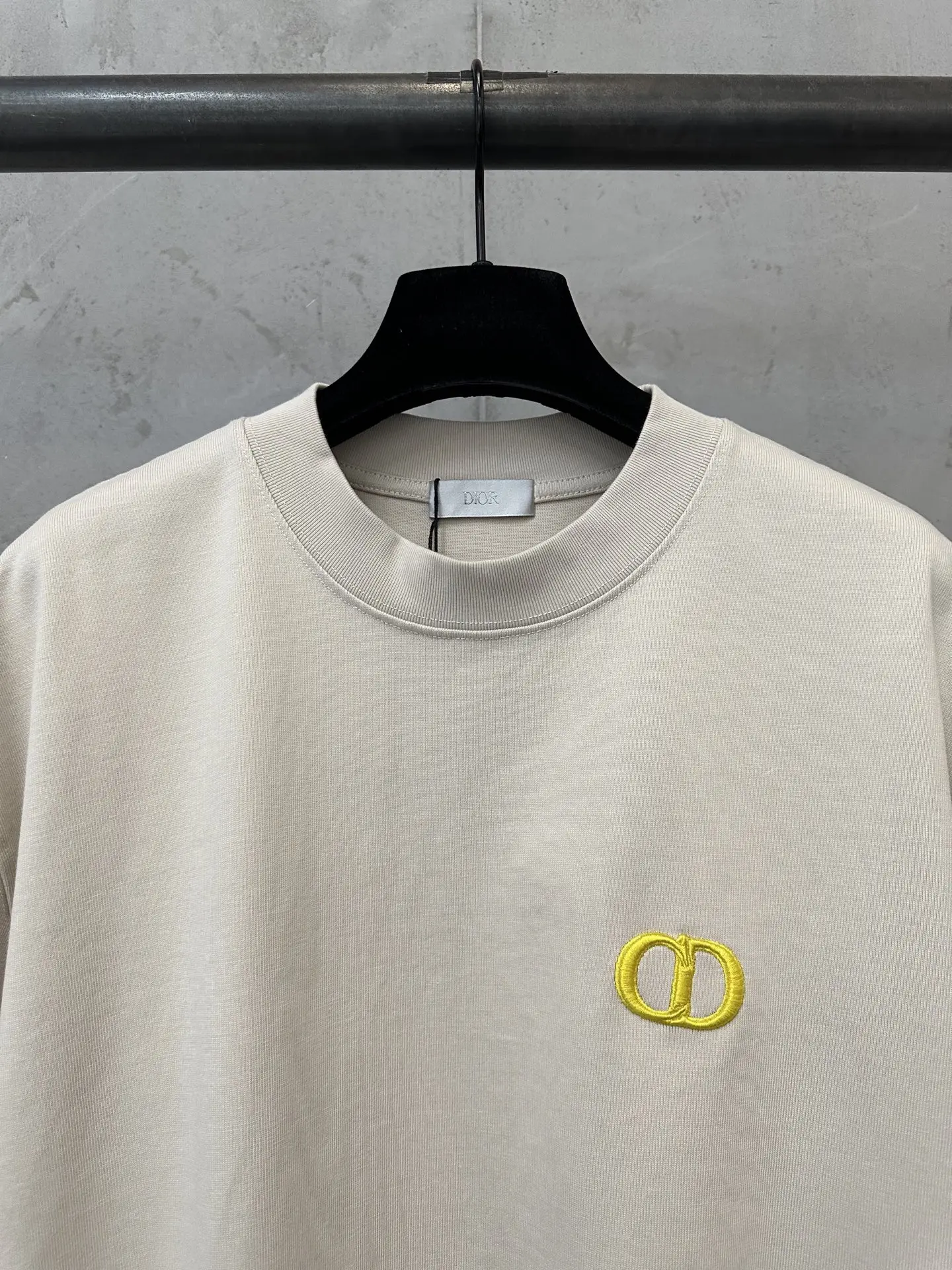 CD Icon Embroidered Heavyweight Cotton T-Shirt D21023563 — view 5
