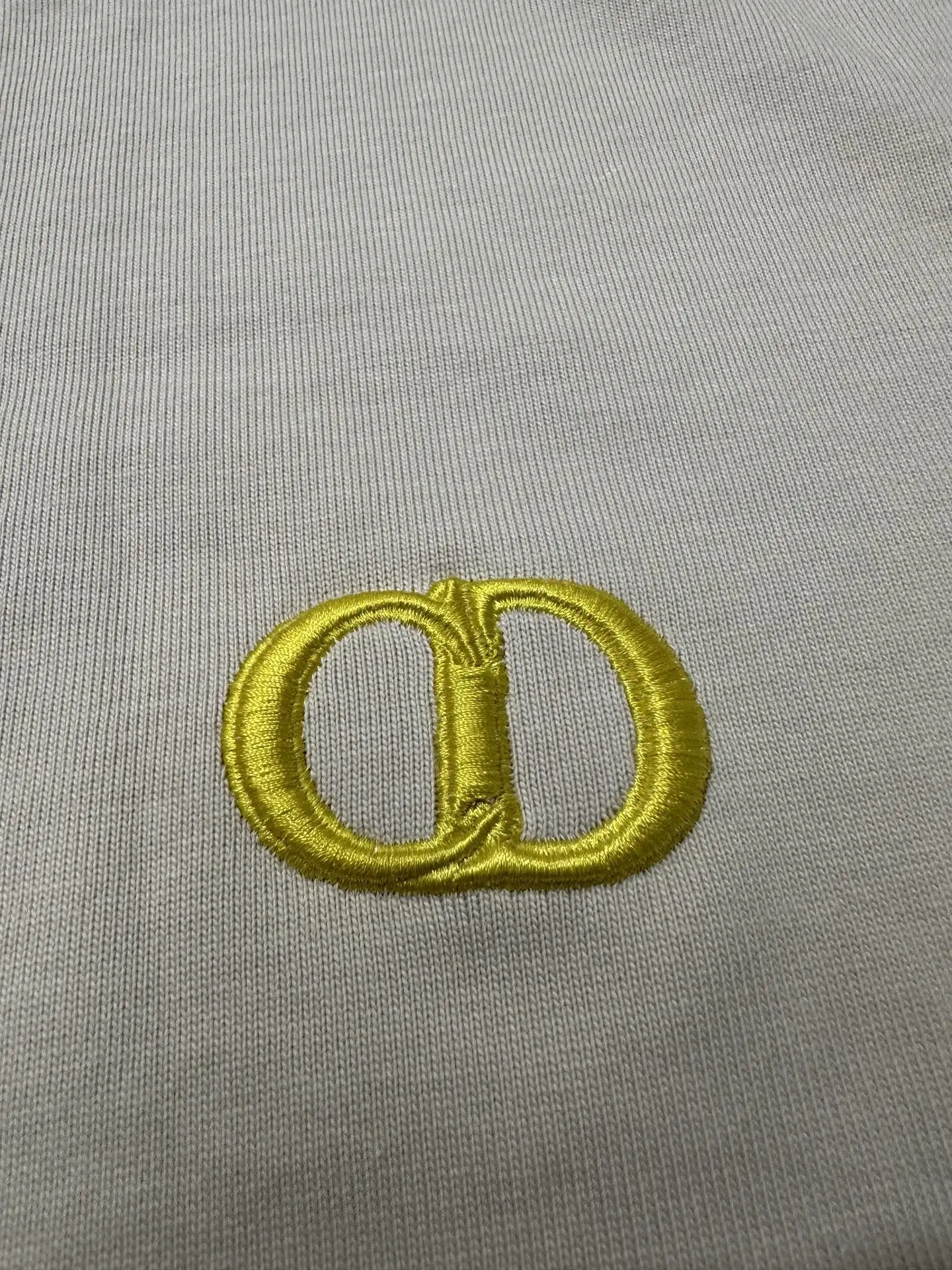 CD Icon Embroidered Heavyweight Cotton T-Shirt D21023563 — view 6