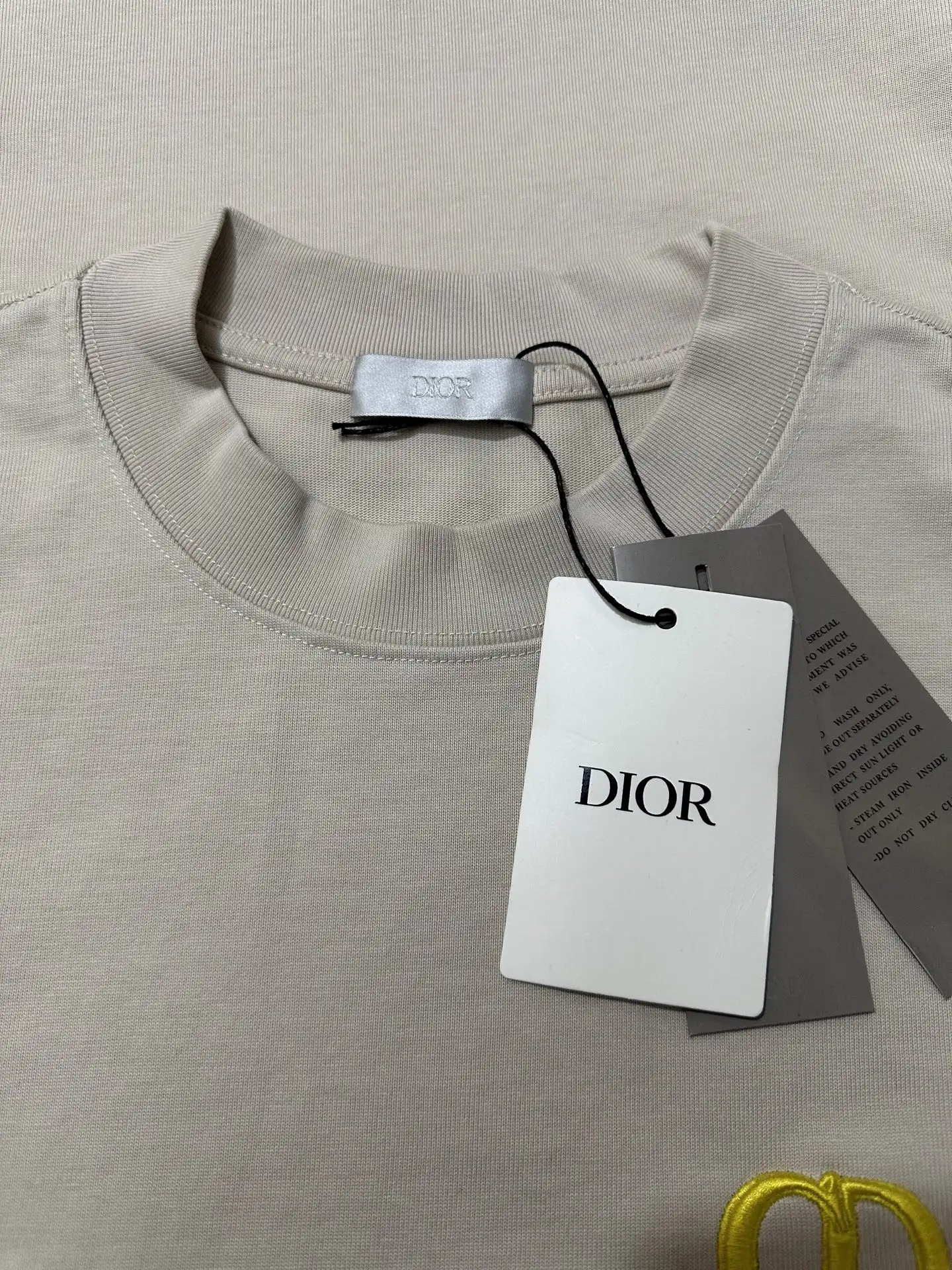 CD Icon Embroidered Heavyweight Cotton T-Shirt D21023563 — view 8