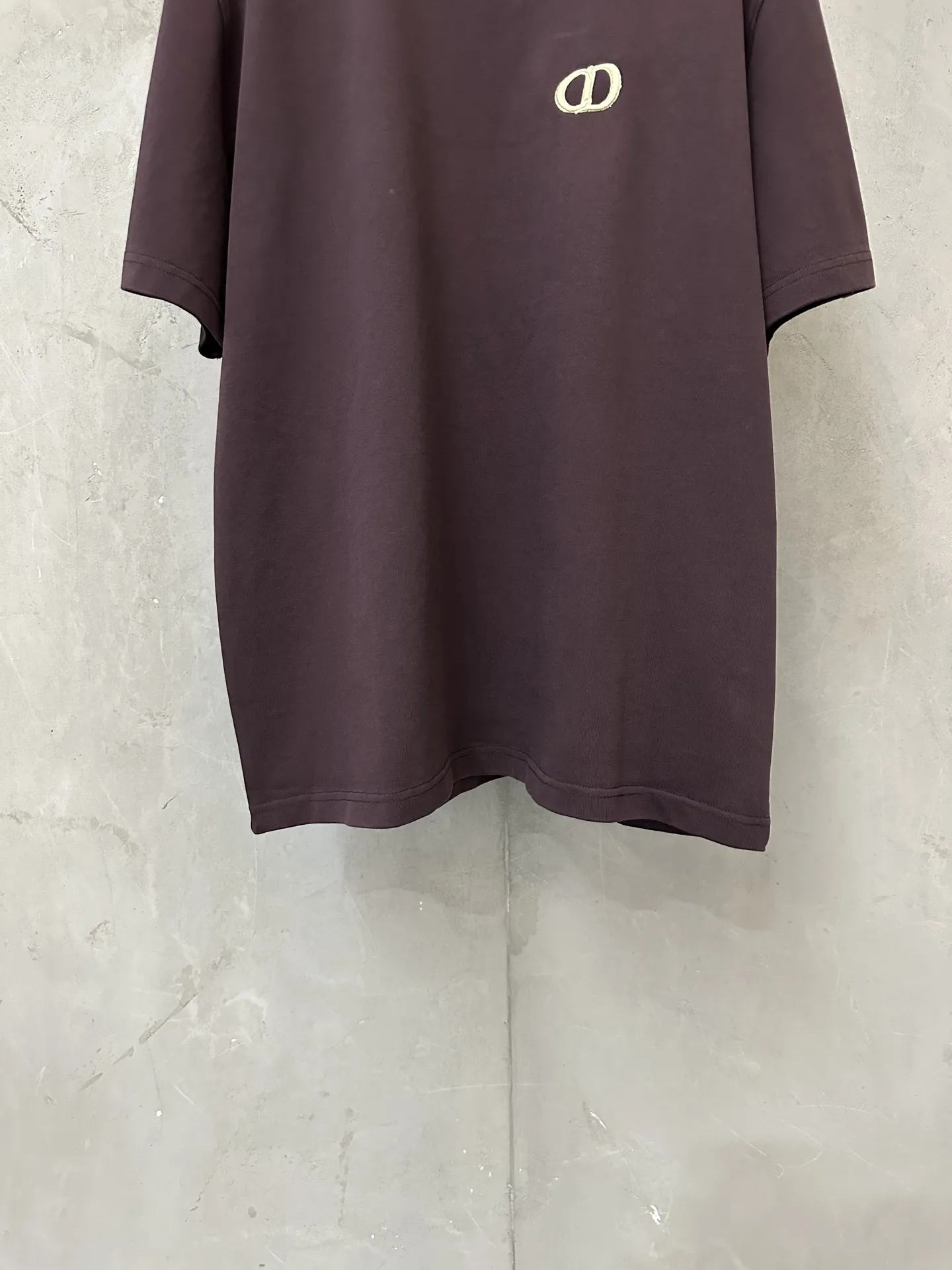 CD Icon Embroidered Heavyweight Cotton T-Shirt D21023561 — view 4
