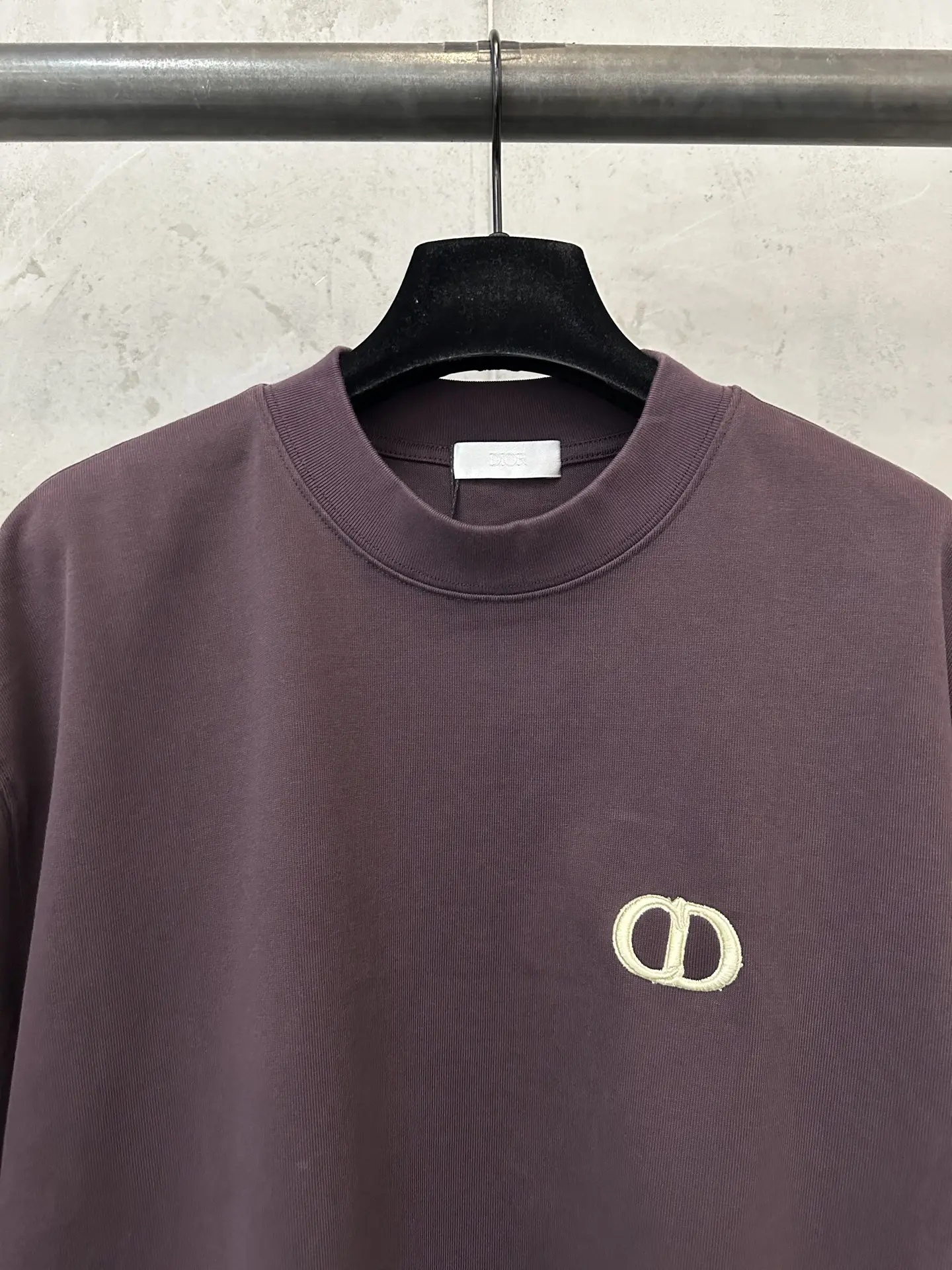 CD Icon Embroidered Heavyweight Cotton T-Shirt D21023561 — view 5