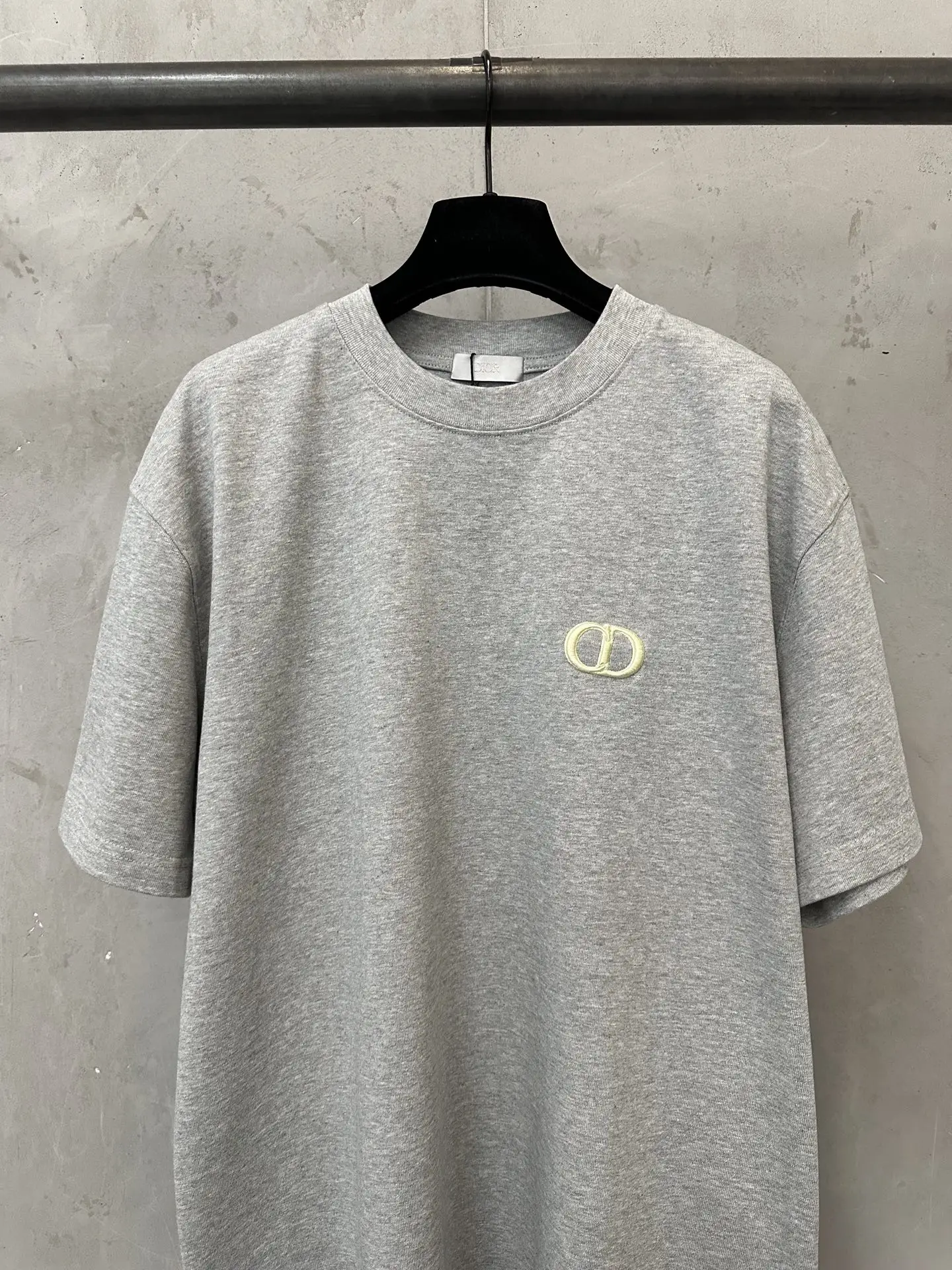 CD Icon Embroidered Heavyweight Cotton T-Shirt D21023560 — view 3