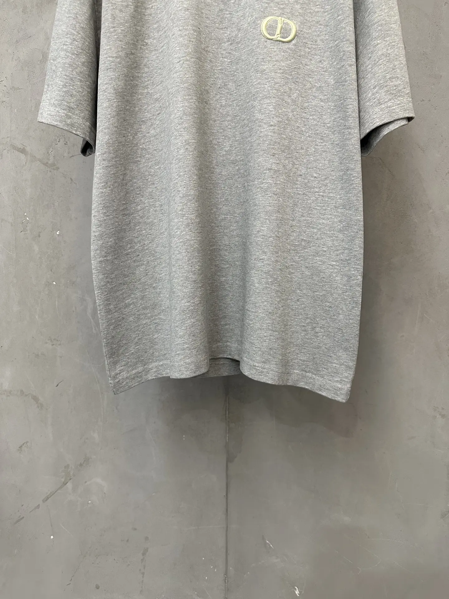 CD Icon Embroidered Heavyweight Cotton T-Shirt D21023560 — view 4