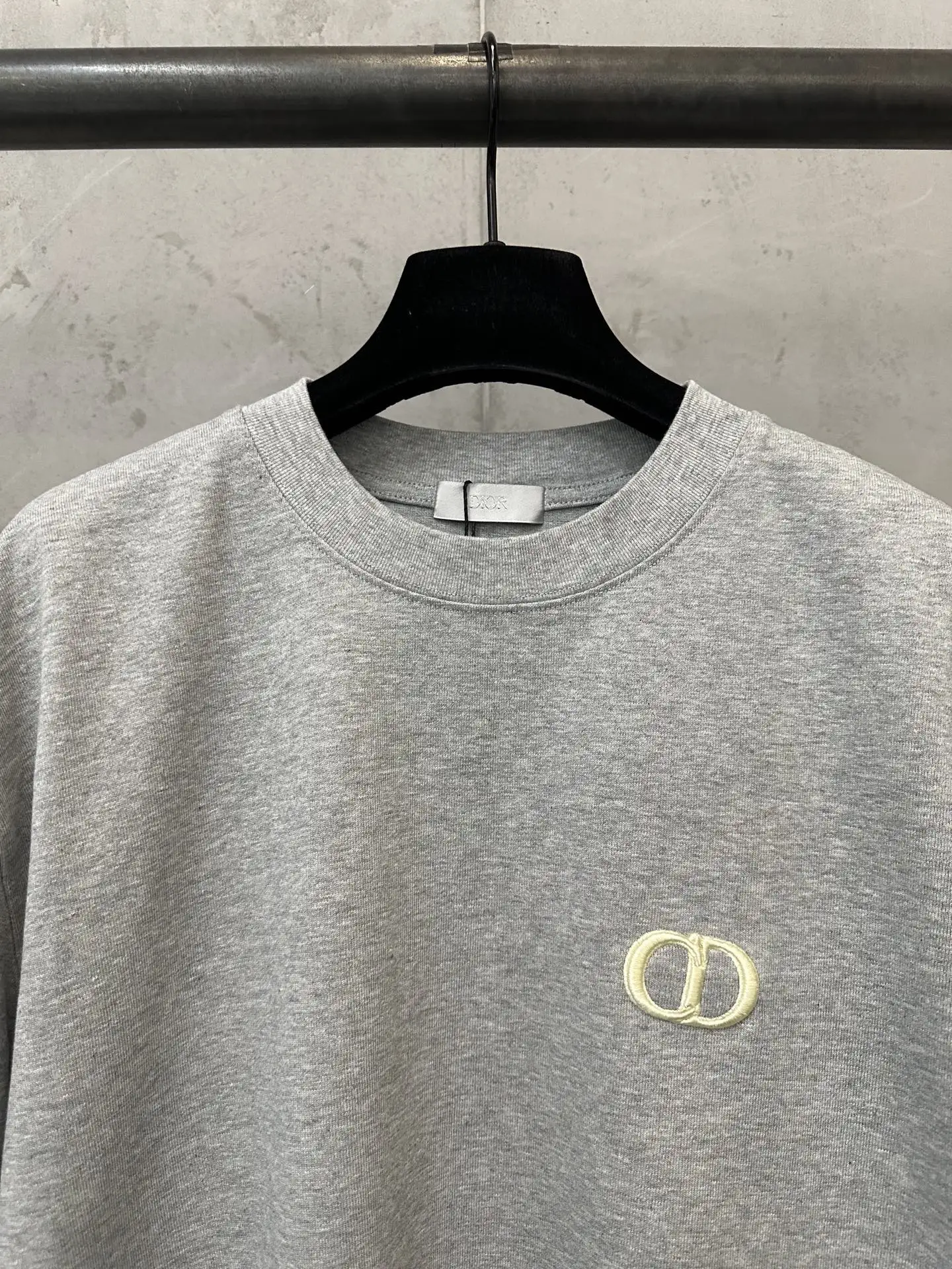 CD Icon Embroidered Heavyweight Cotton T-Shirt D21023560 — view 5