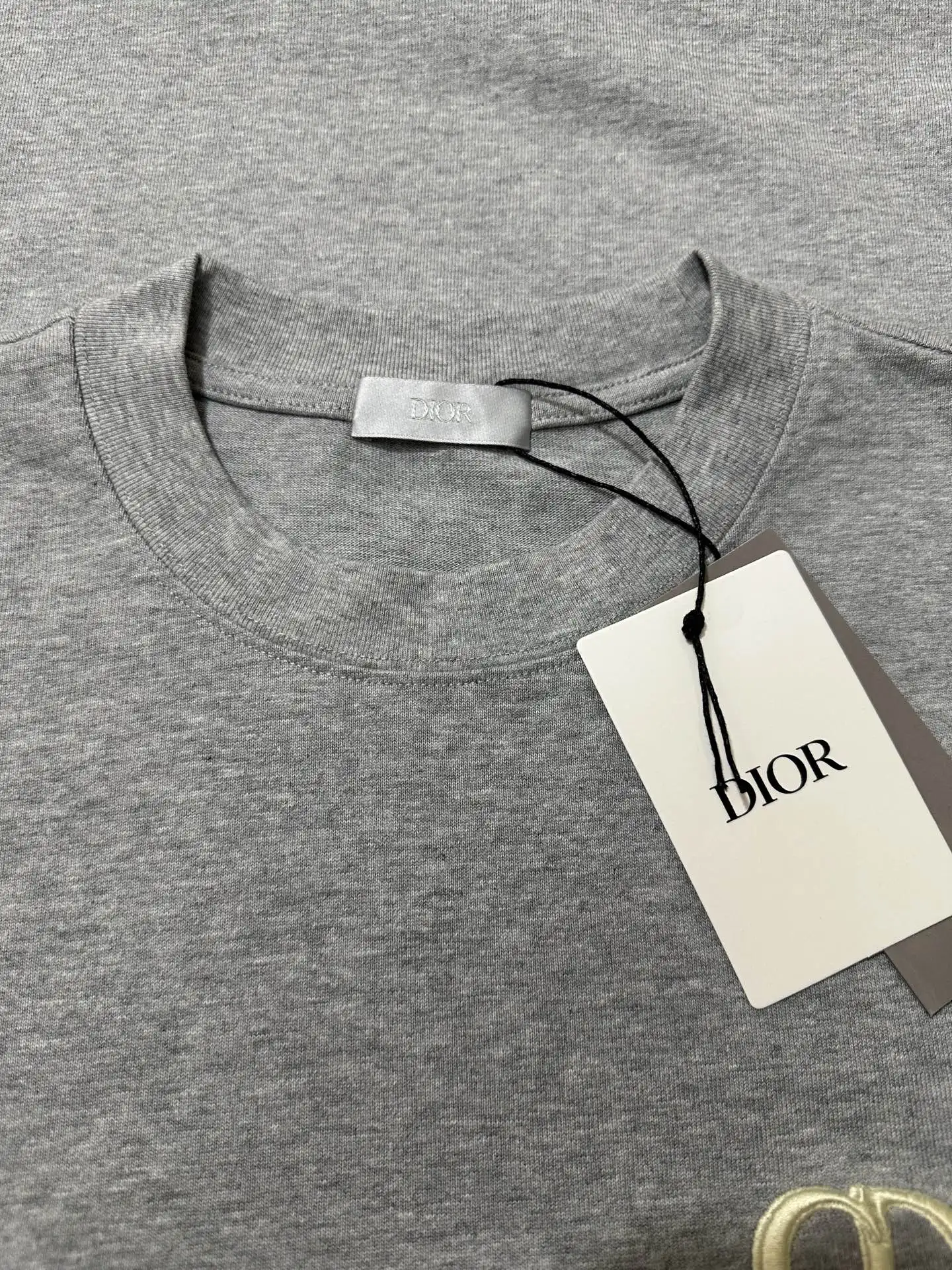 CD Icon Embroidered Heavyweight Cotton T-Shirt D21023560 — view 6