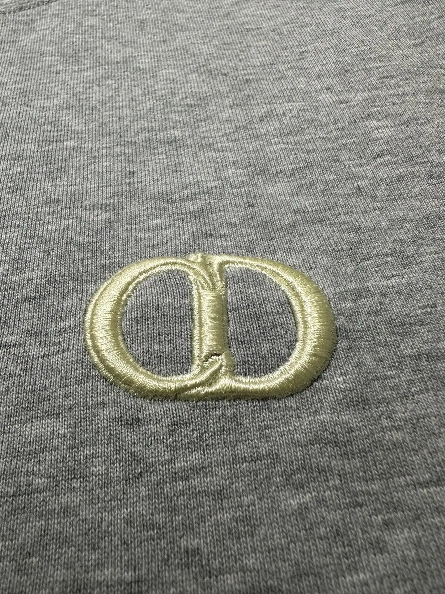 CD Icon Embroidered Heavyweight Cotton T-Shirt D21023560 — view 7