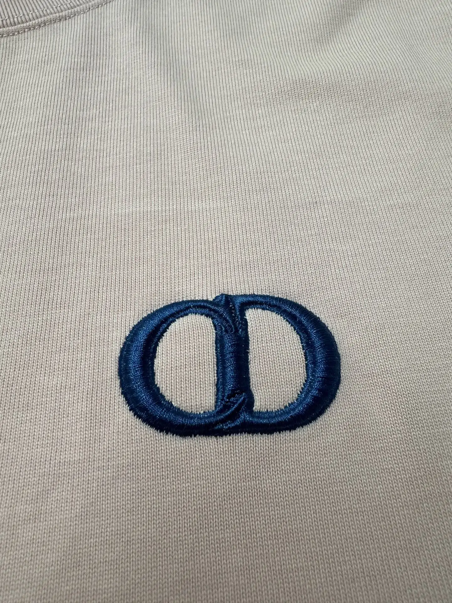 CD Icon Embroidered Heavyweight Cotton T-Shirt D21023562 — view 7