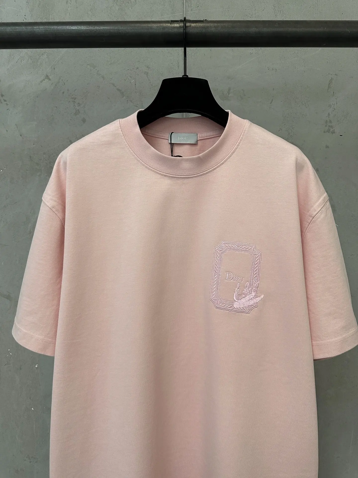 Embroidered Logo Heavyweight Cotton T-Shirt D21021768 — view 3