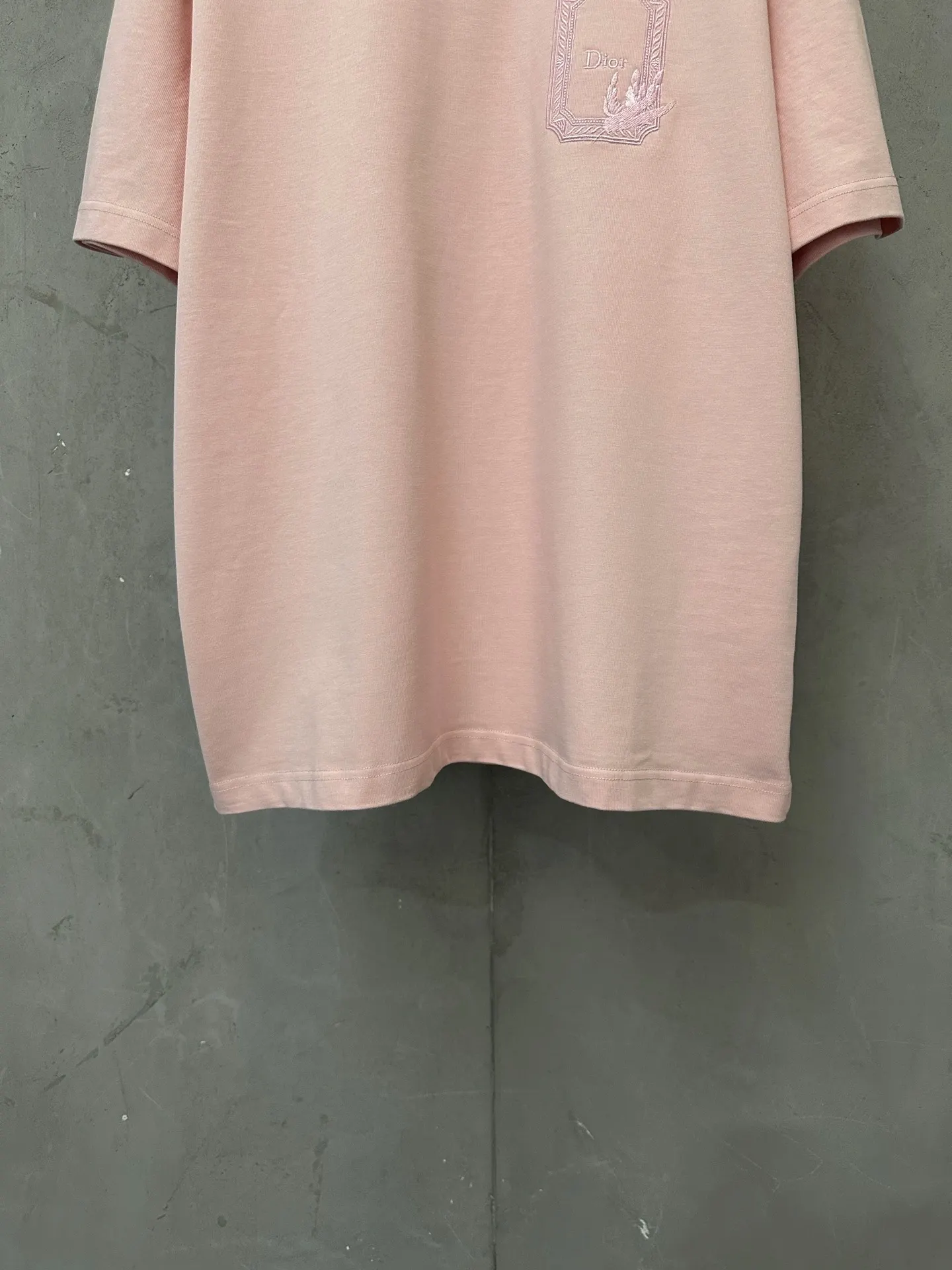 Embroidered Logo Heavyweight Cotton T-Shirt D21021768 — view 4