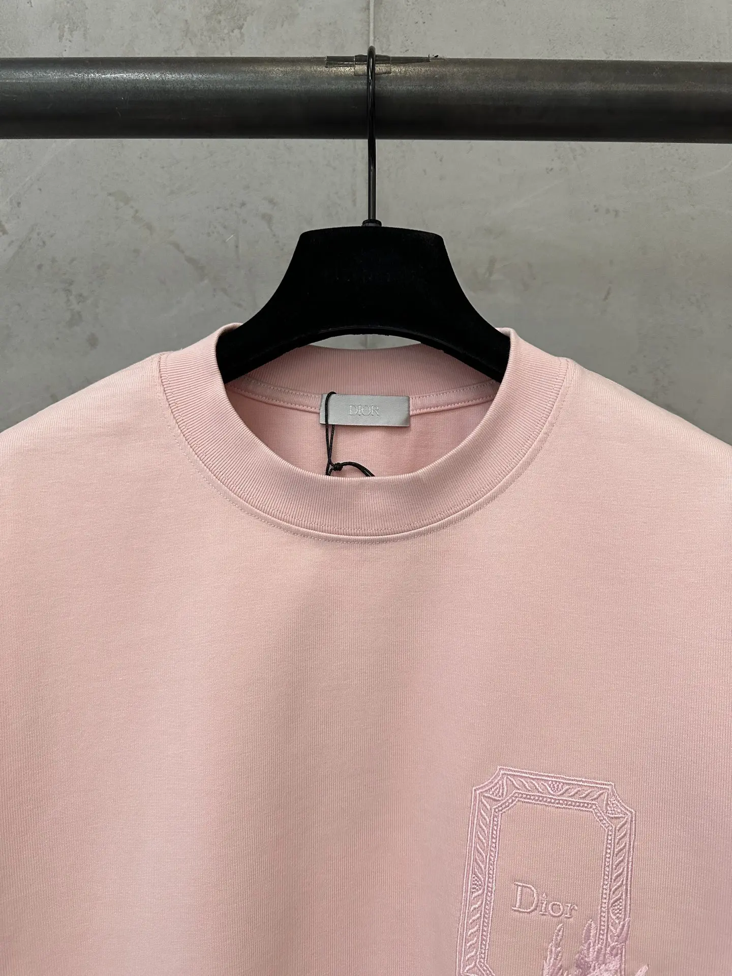 Embroidered Logo Heavyweight Cotton T-Shirt D21021768 — view 5