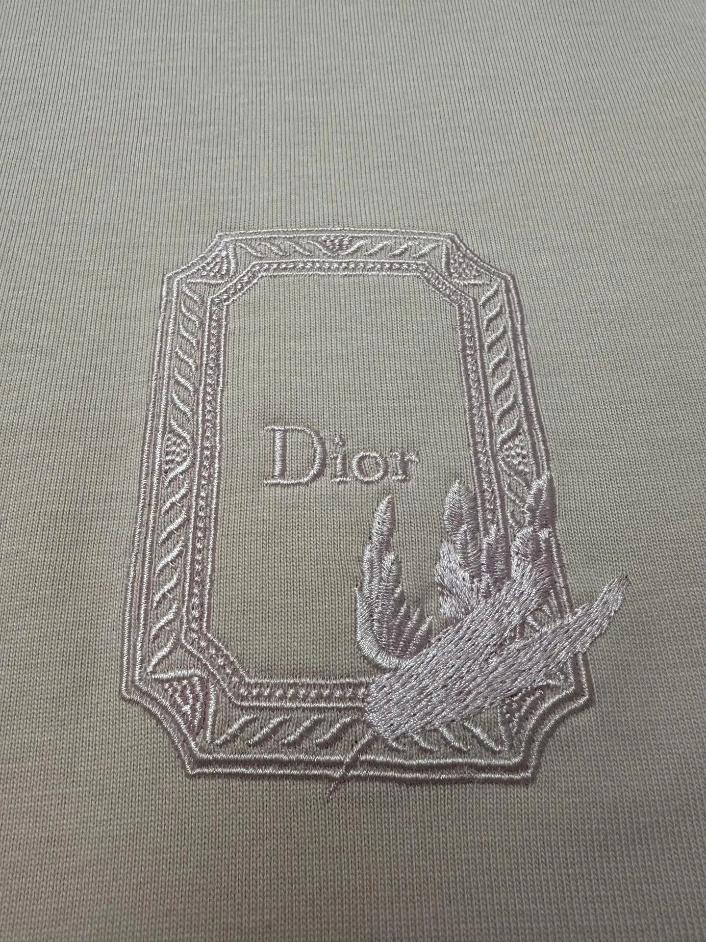 Embroidered Logo Heavyweight Cotton T-Shirt D21021768 — view 7