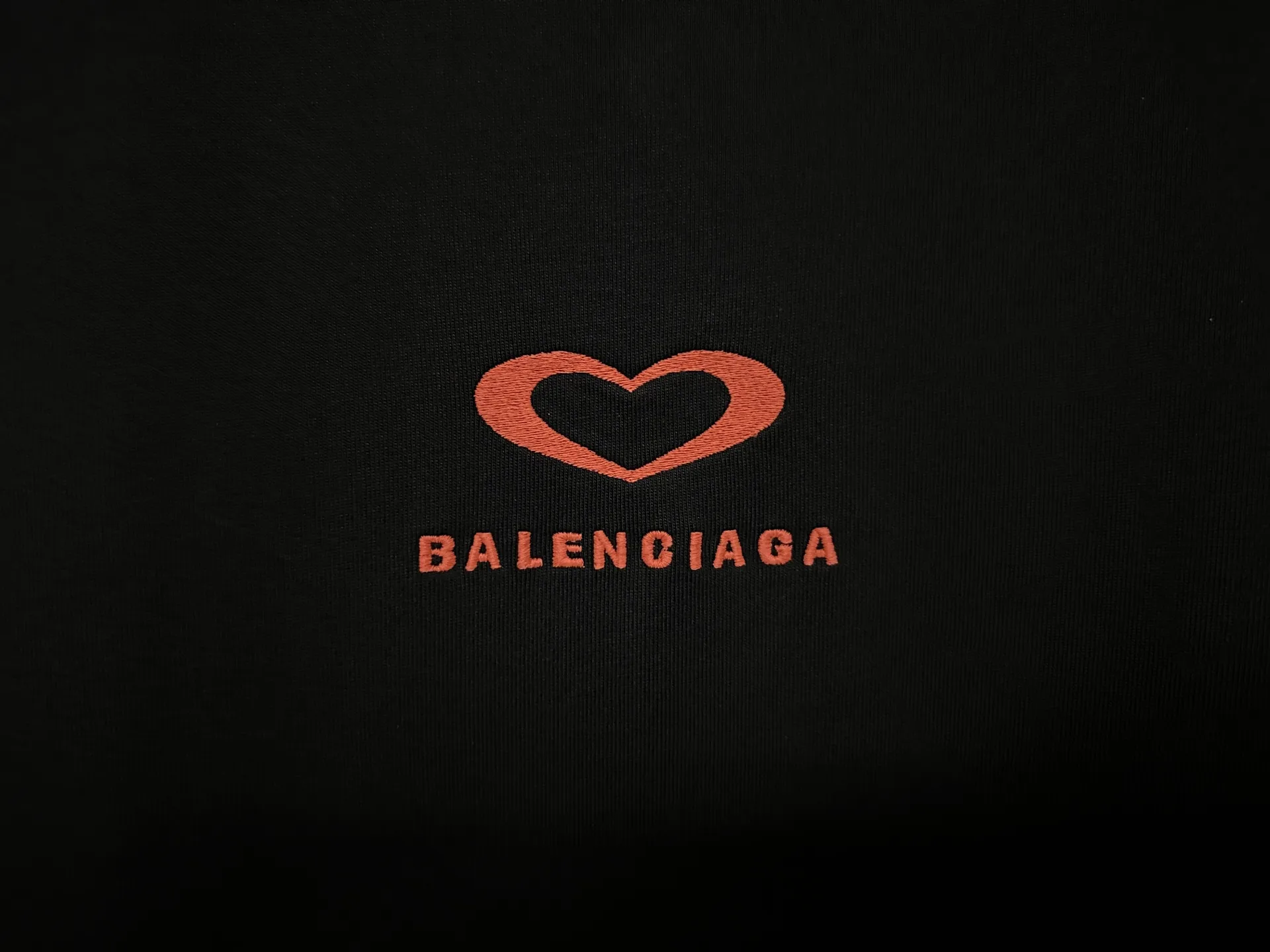 Logo Heart Embroidered Cotton T-Shirt D21015725 — view 8