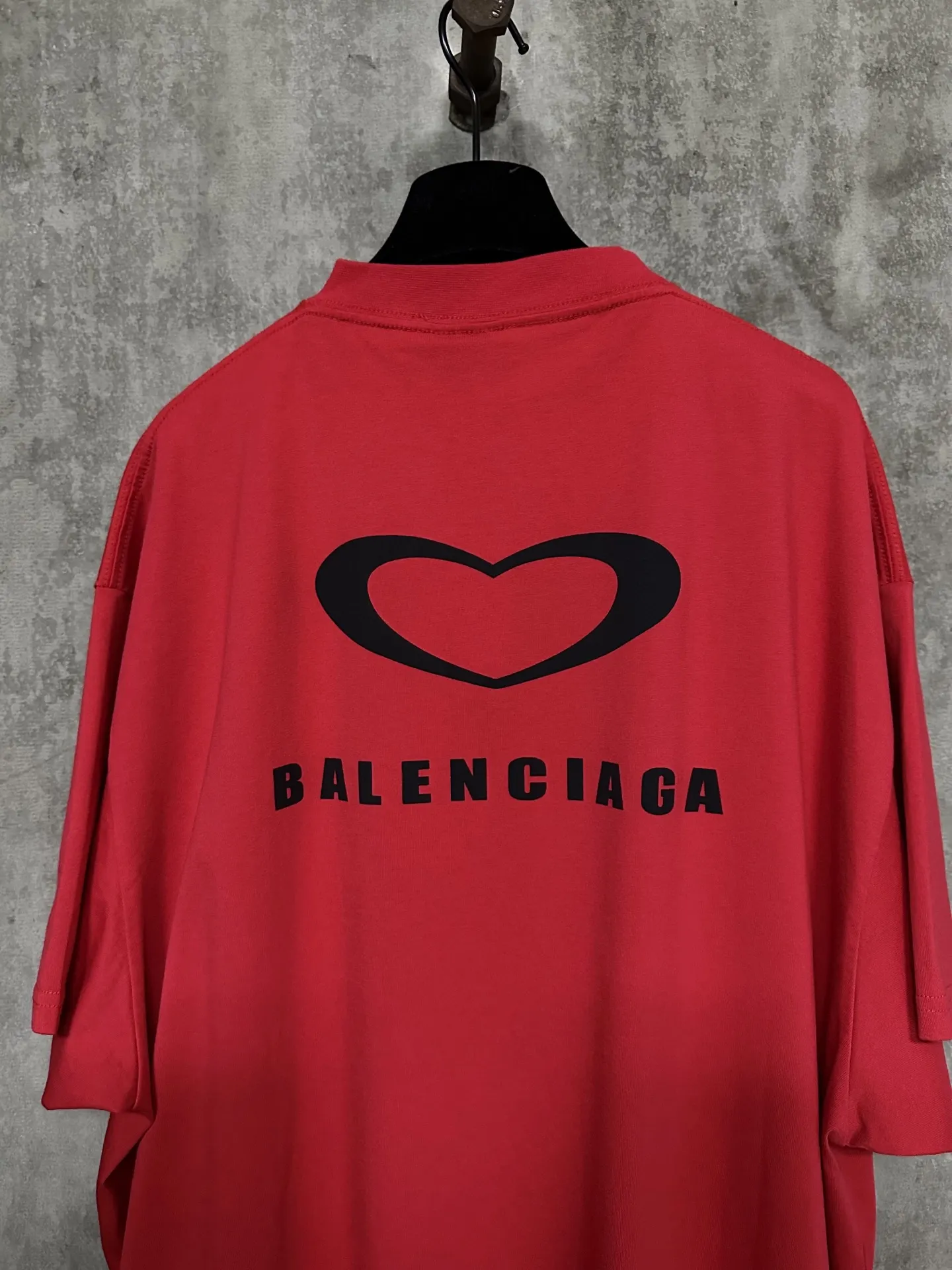 Heart Logo Oversized Cotton T-Shirt D21015727 — view 5