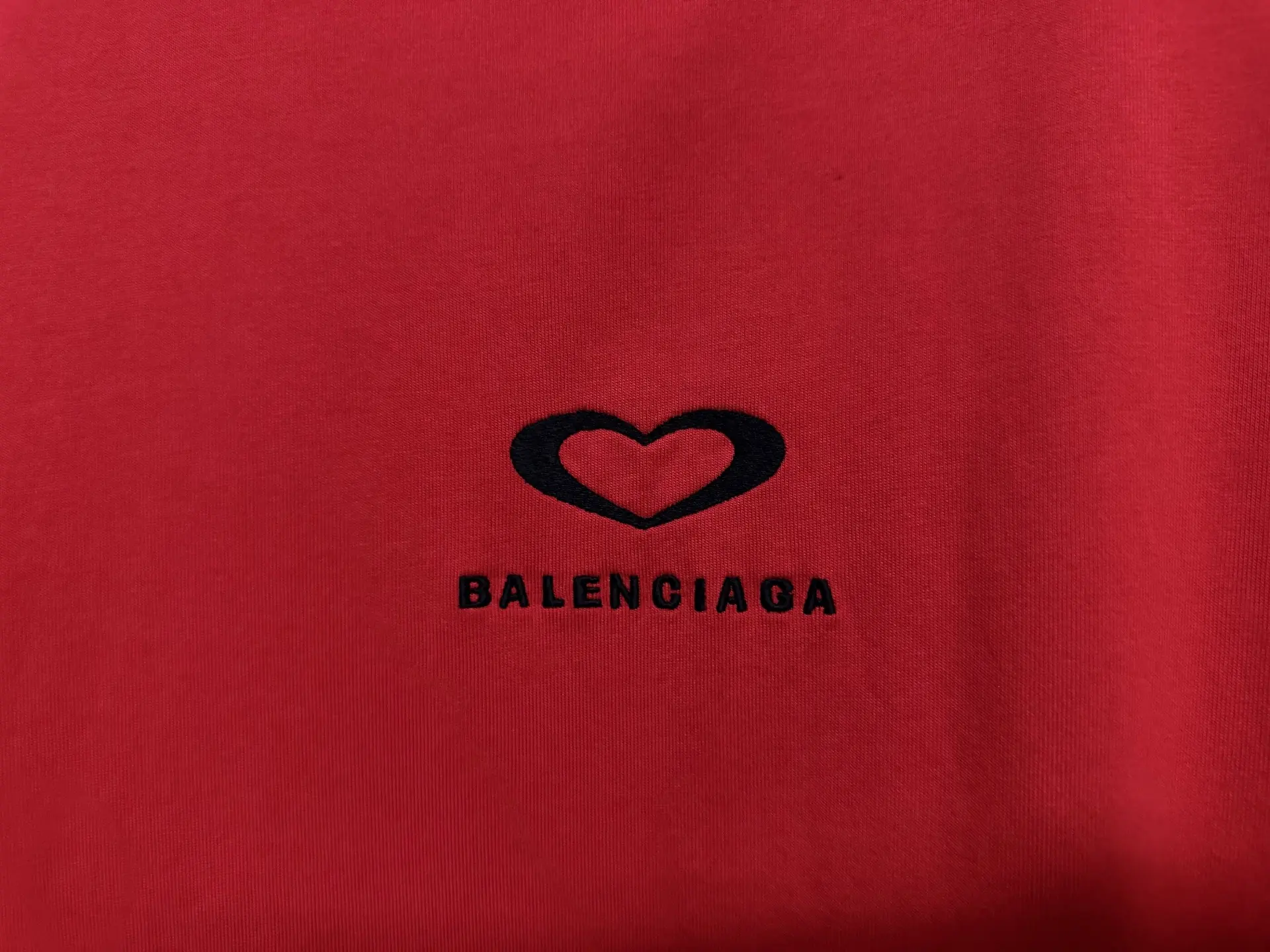 Heart Logo Oversized Cotton T-Shirt D21015727 — view 8