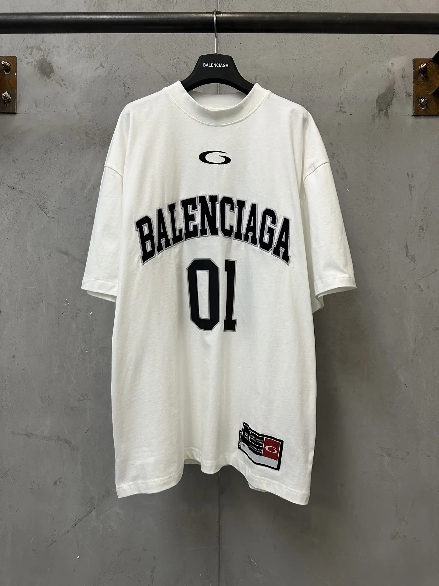 Logo-Embroidered Basketball Jersey T-Shirt D21011577