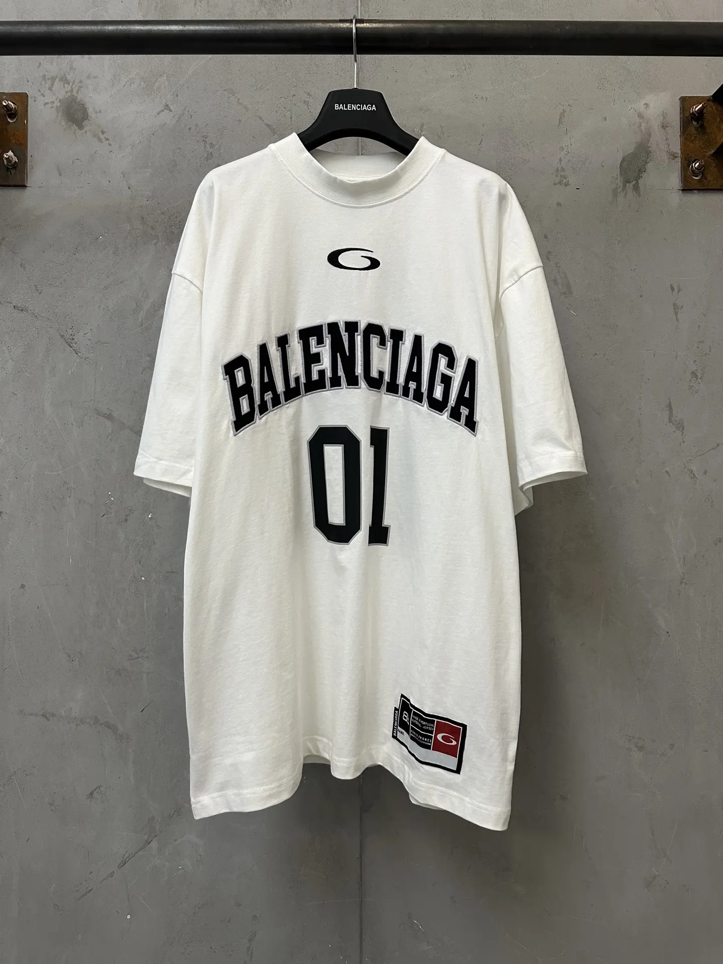 Logo-Embroidered Basketball Jersey T-Shirt D21011577