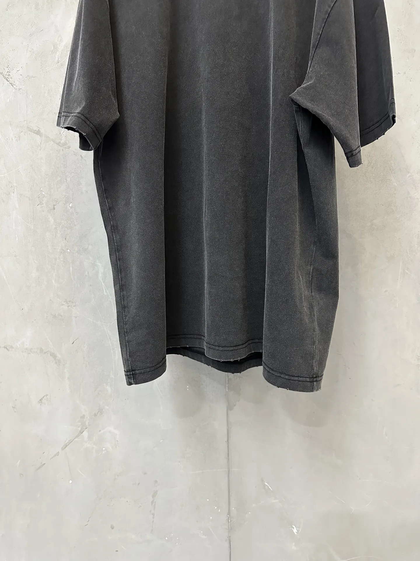 Logo Embroidered Washed Cotton T-Shirt D21024371 — view 4