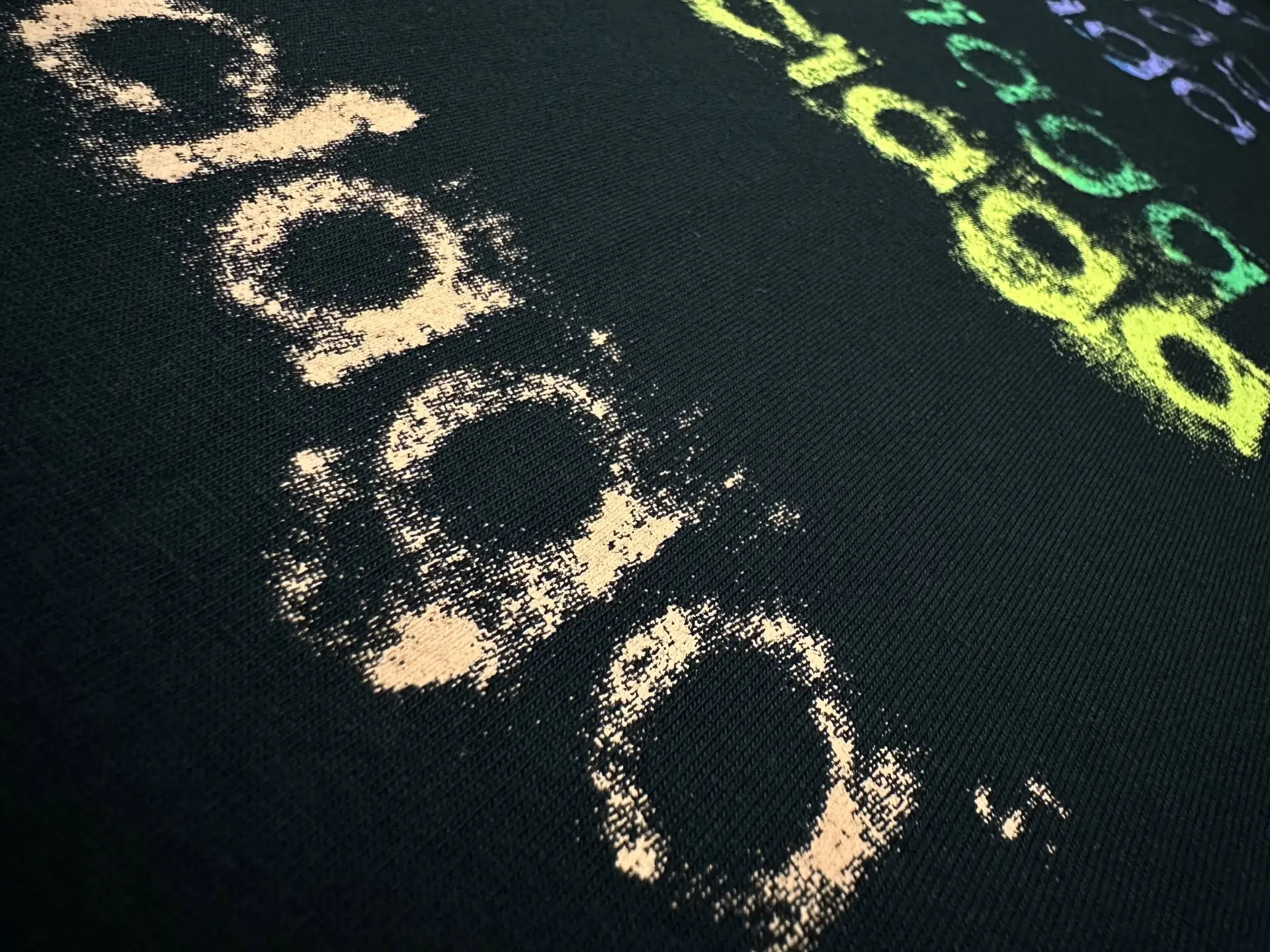 Logo Spray-Paint Oversized T-Shirt D21024367 — view 8