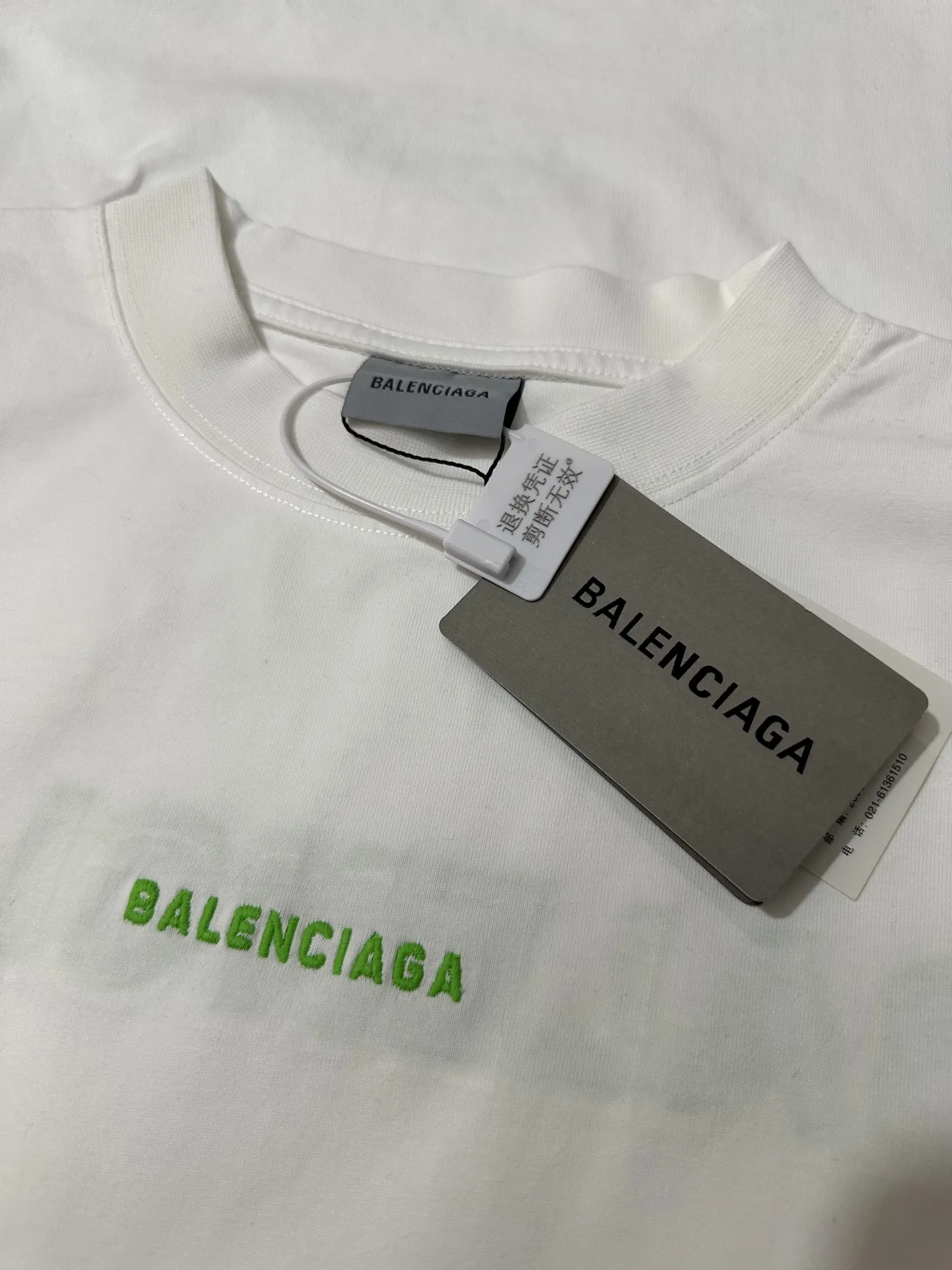 Logo Embroidered Cotton Jersey T-Shirt D21024373 — view 6