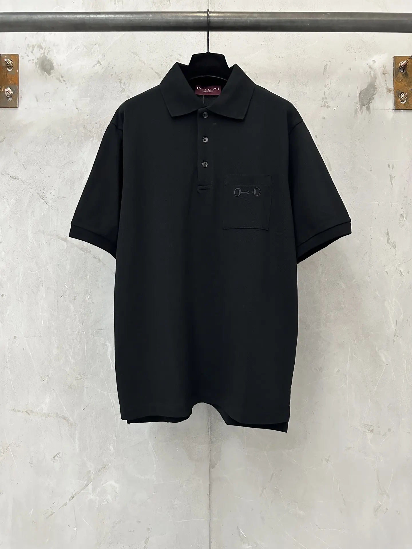 Horsebit Embroidered Cotton-Piqué Polo Shirt D21011888