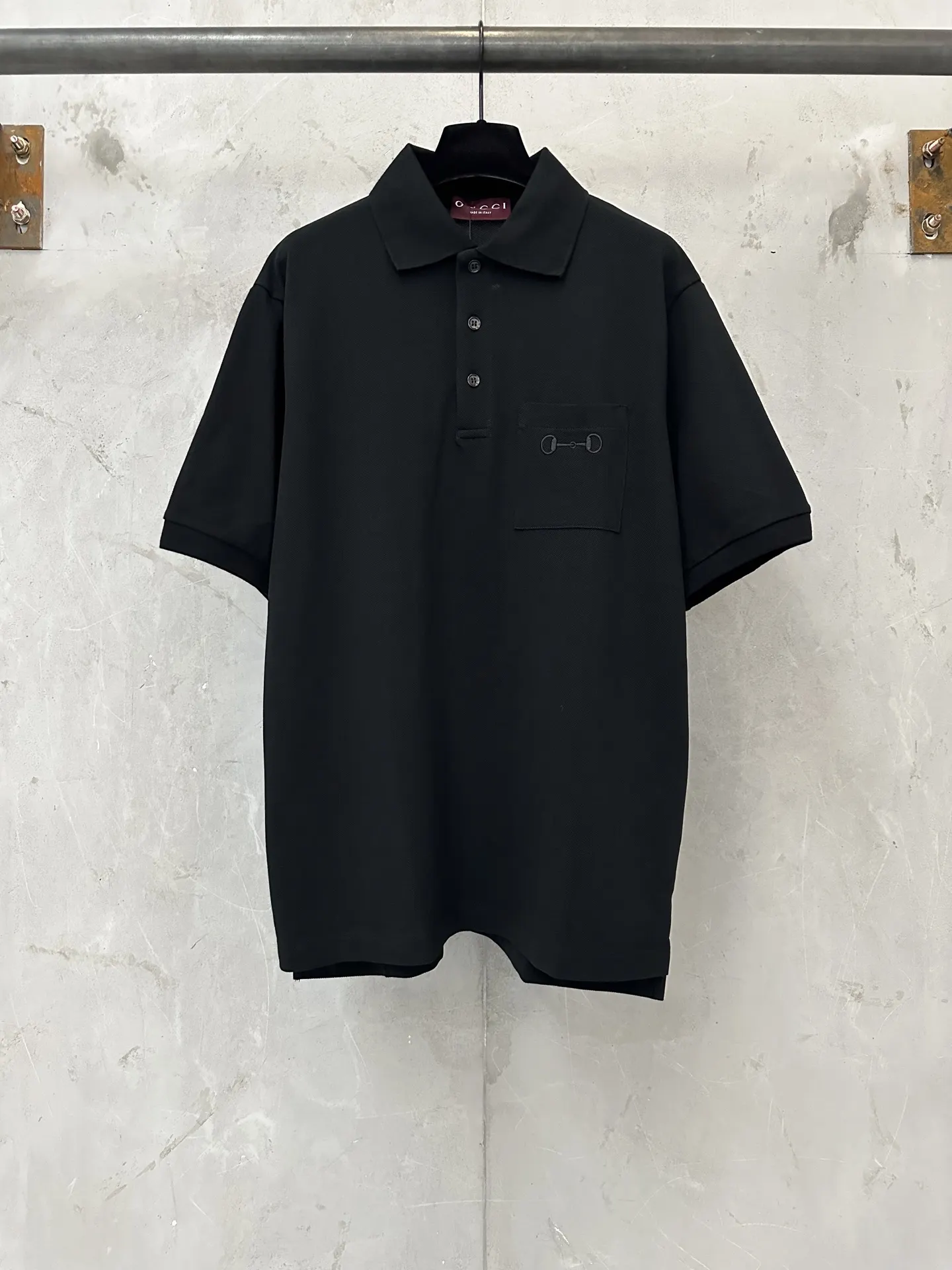 Horsebit Embroidered Cotton-Piqué Polo Shirt D21011888
