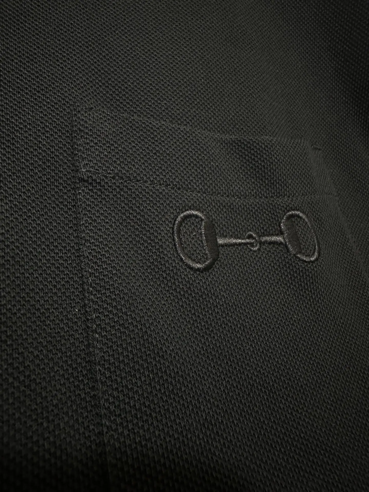 Horsebit Embroidered Cotton-Piqué Polo Shirt D21011888 — view 8