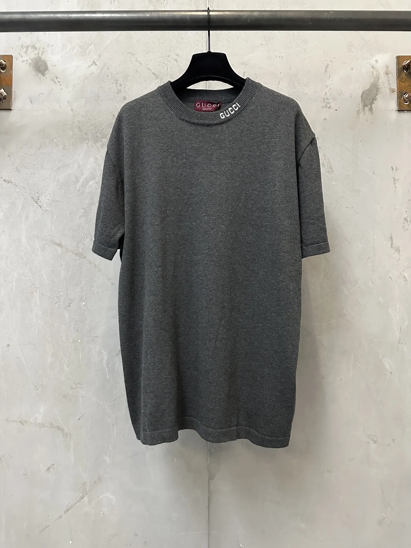 Logo-Jacquard Silk and Cotton-Blend Knit T-Shirt D21011581