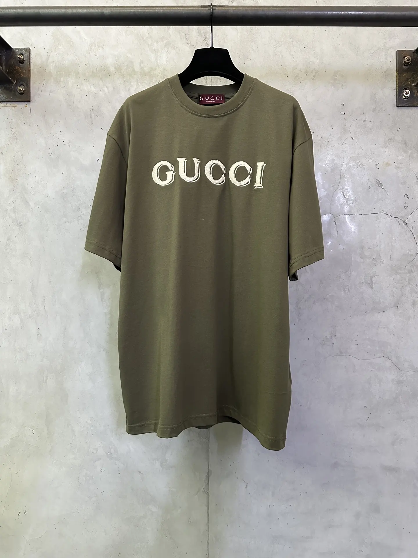 Embroidered Logo Cotton T-Shirt D21012807