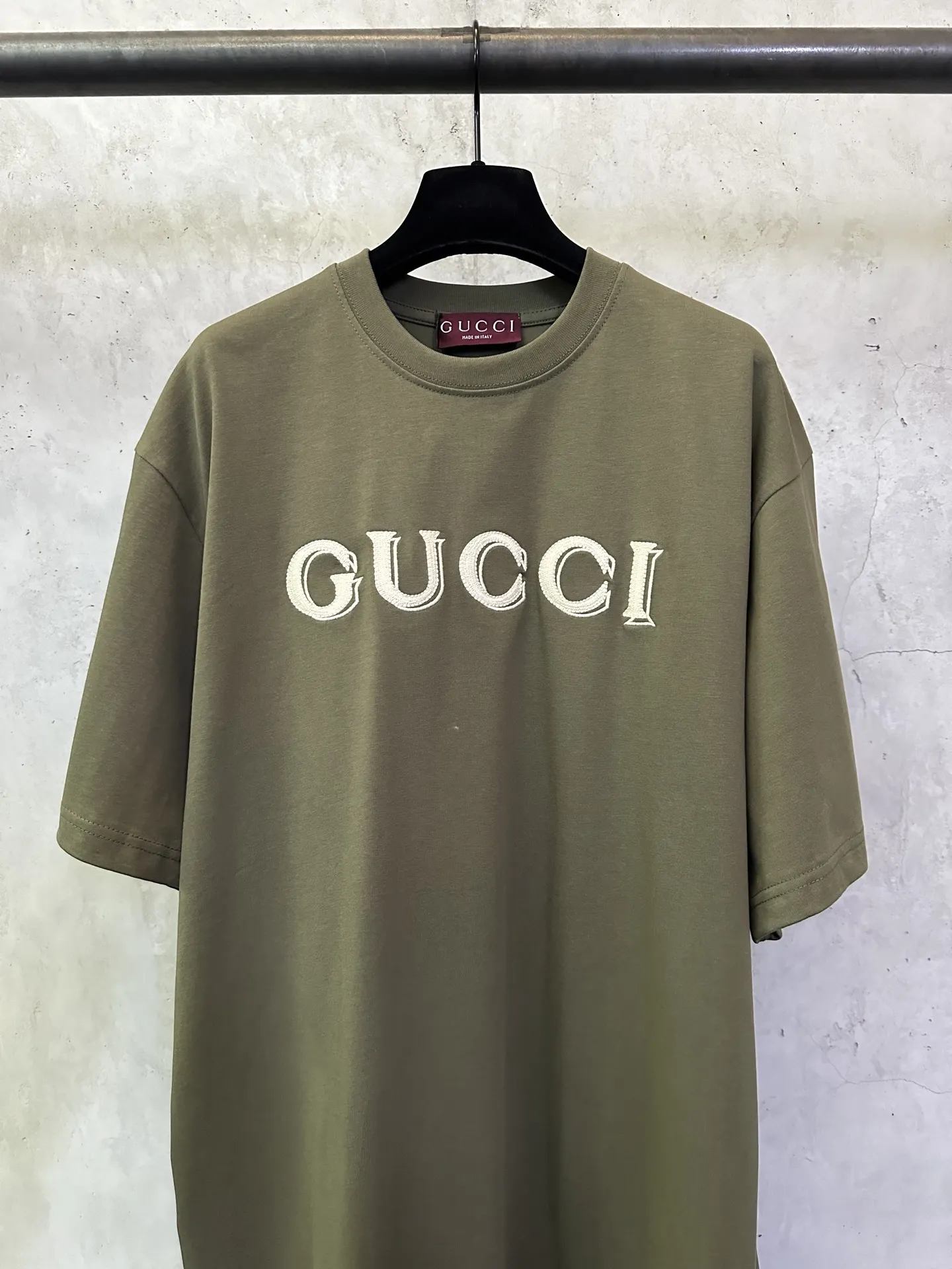 Embroidered Logo Cotton T-Shirt D21012807 — view 3