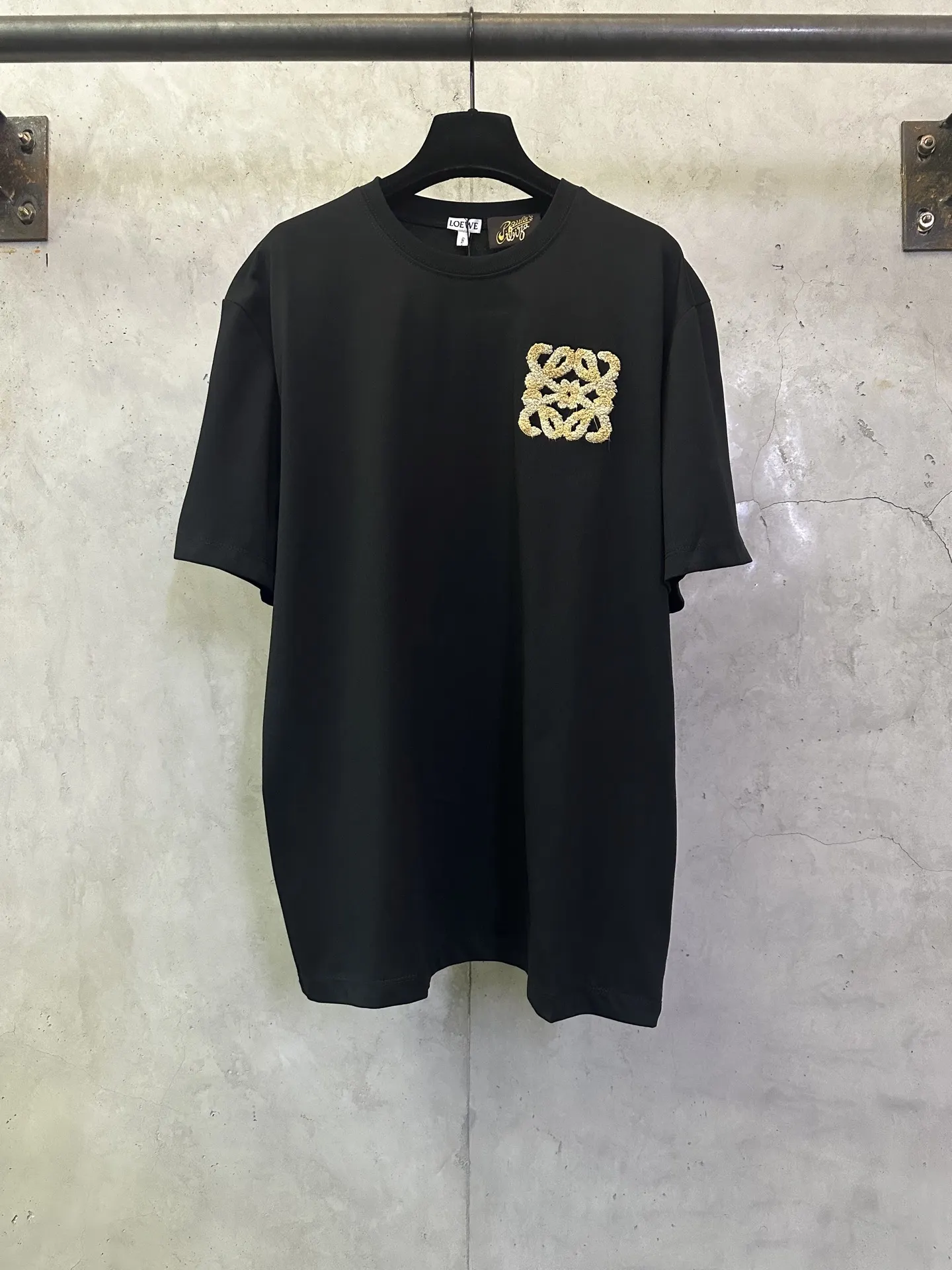 Anagram Embroidered Cotton T-Shirt D21012844