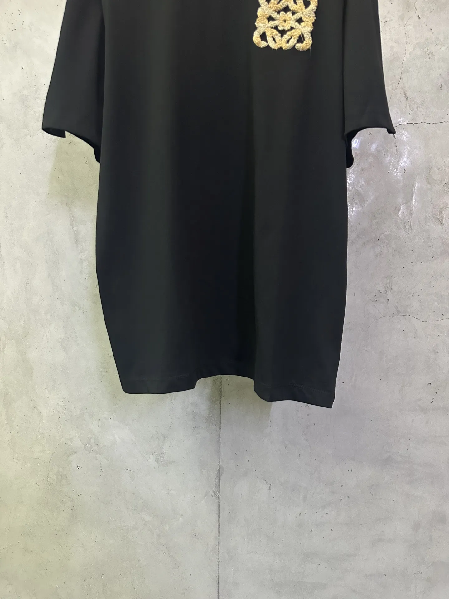 Anagram Embroidered Cotton T-Shirt D21012844 — view 4
