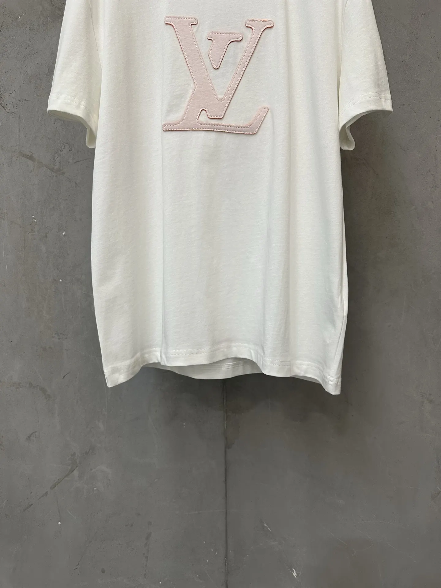 Laser-Cut Logo Cotton T-Shirt D21023583 — view 4