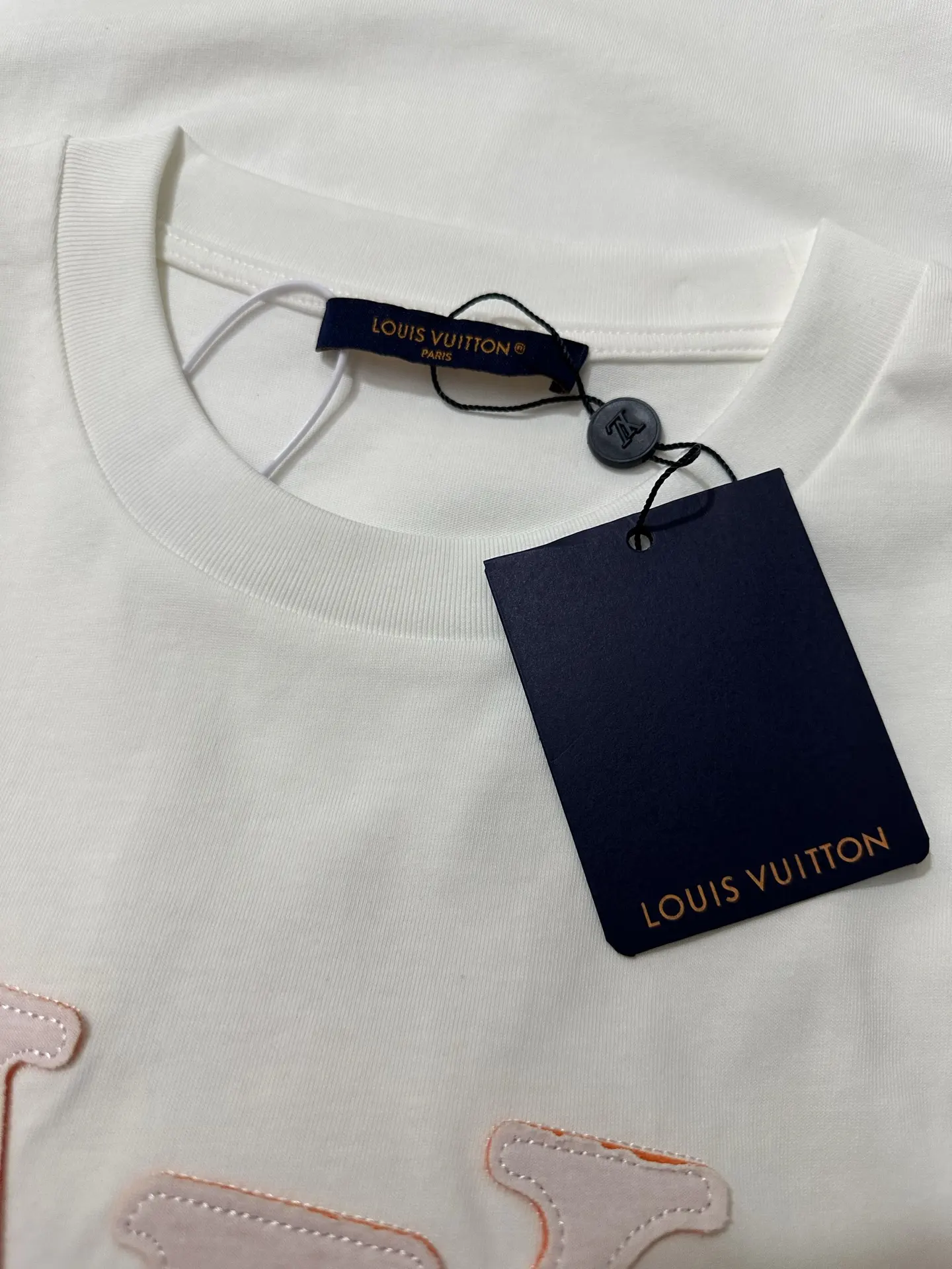 Laser-Cut Logo Cotton T-Shirt D21023583 — view 6