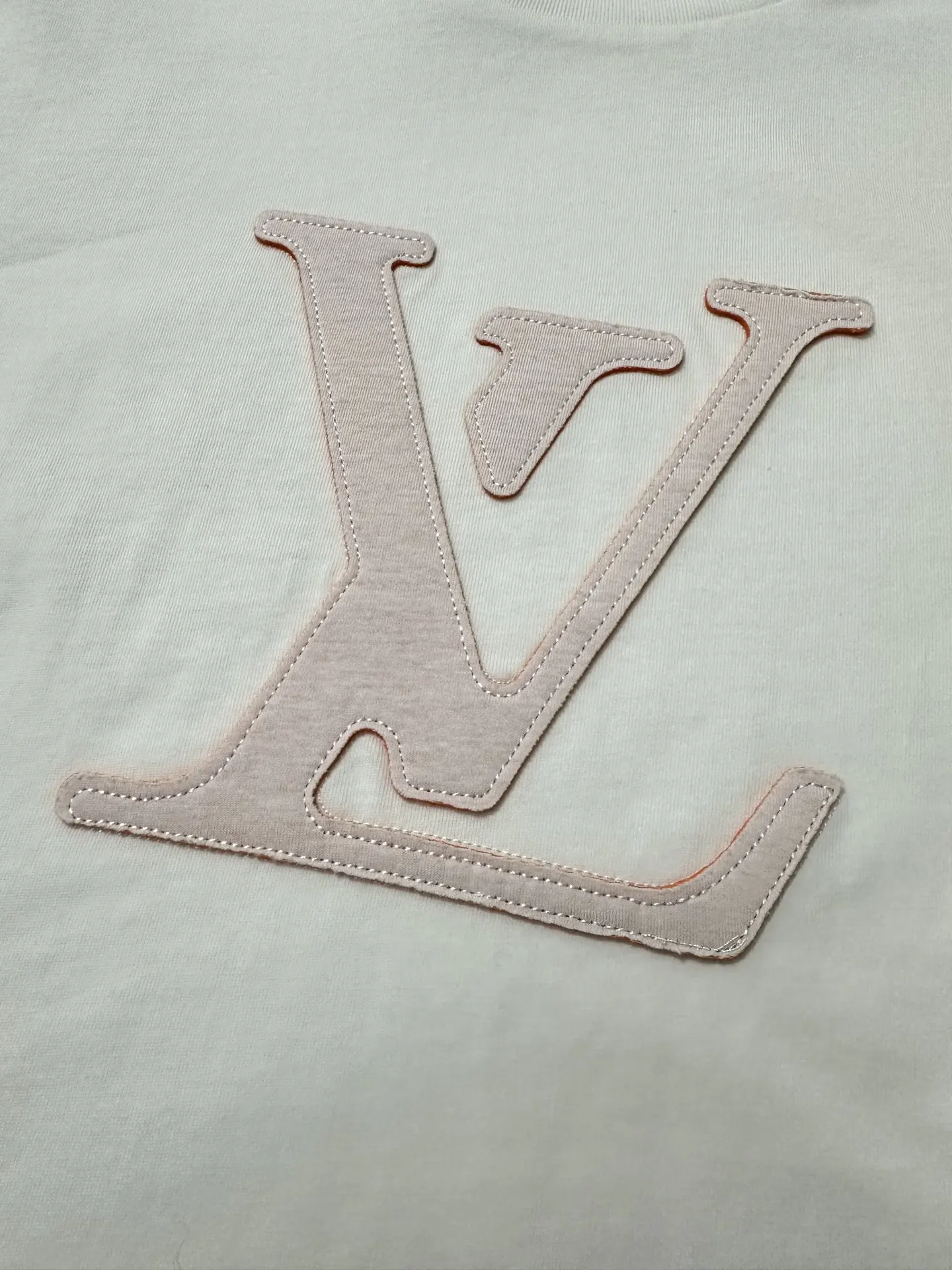 Laser-Cut Logo Cotton T-Shirt D21023583 — view 7