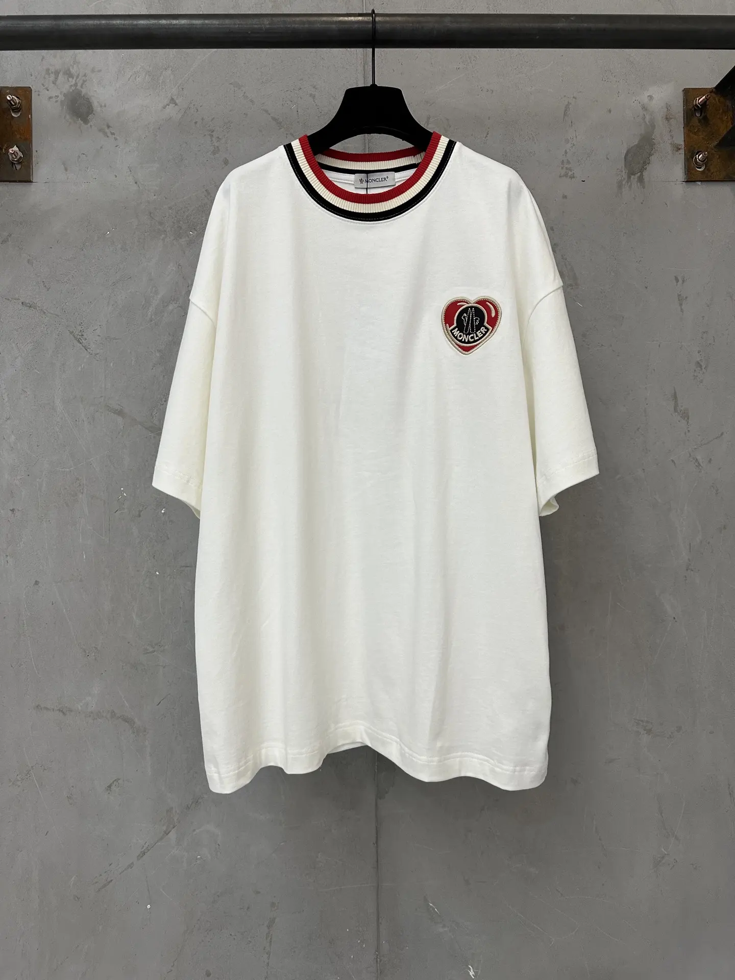 Logo-Embroidered Contrast-Trim Cotton T-Shirt D21011868