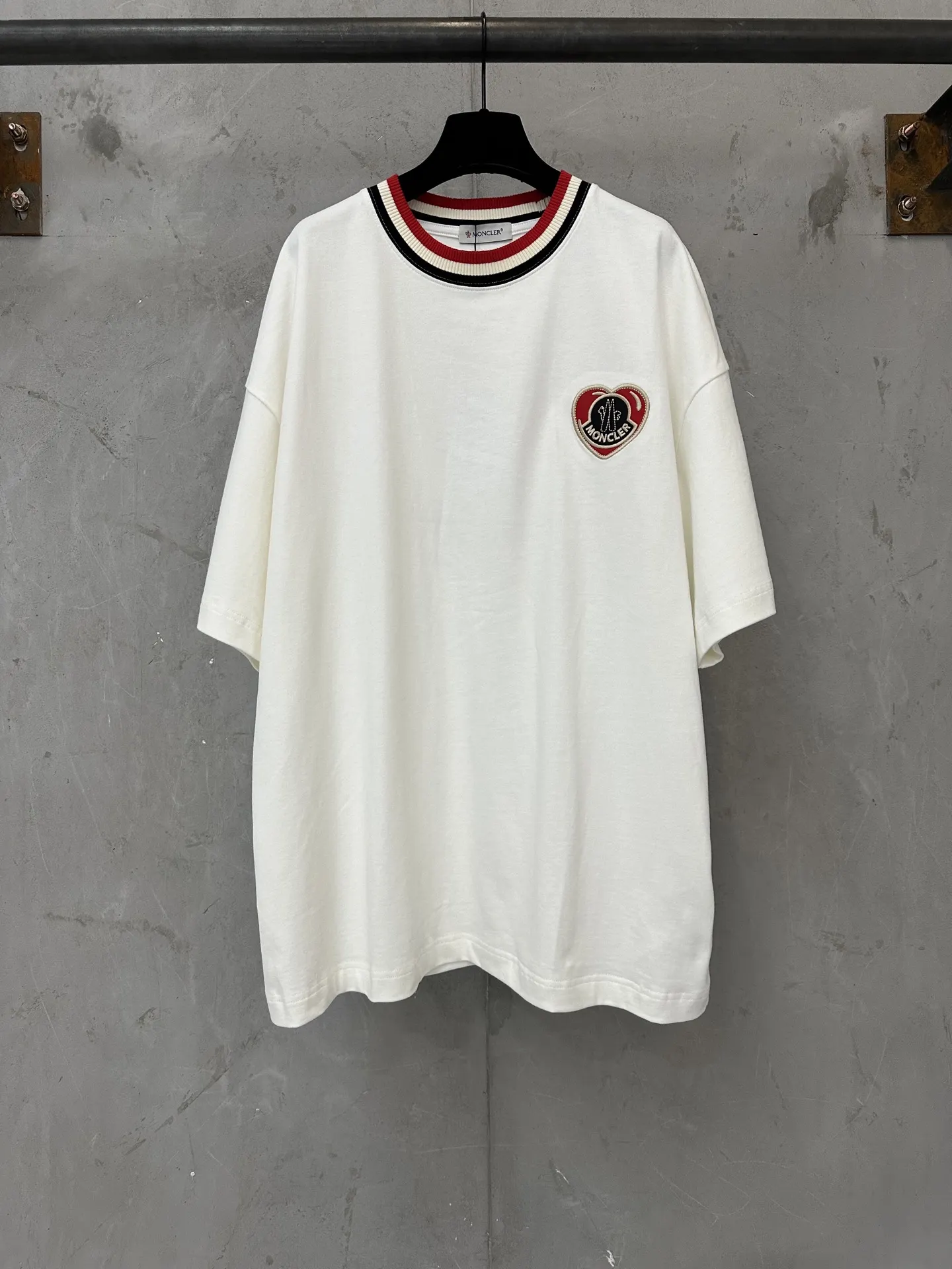 Logo-Embroidered Contrast-Trim Cotton T-Shirt D21011868