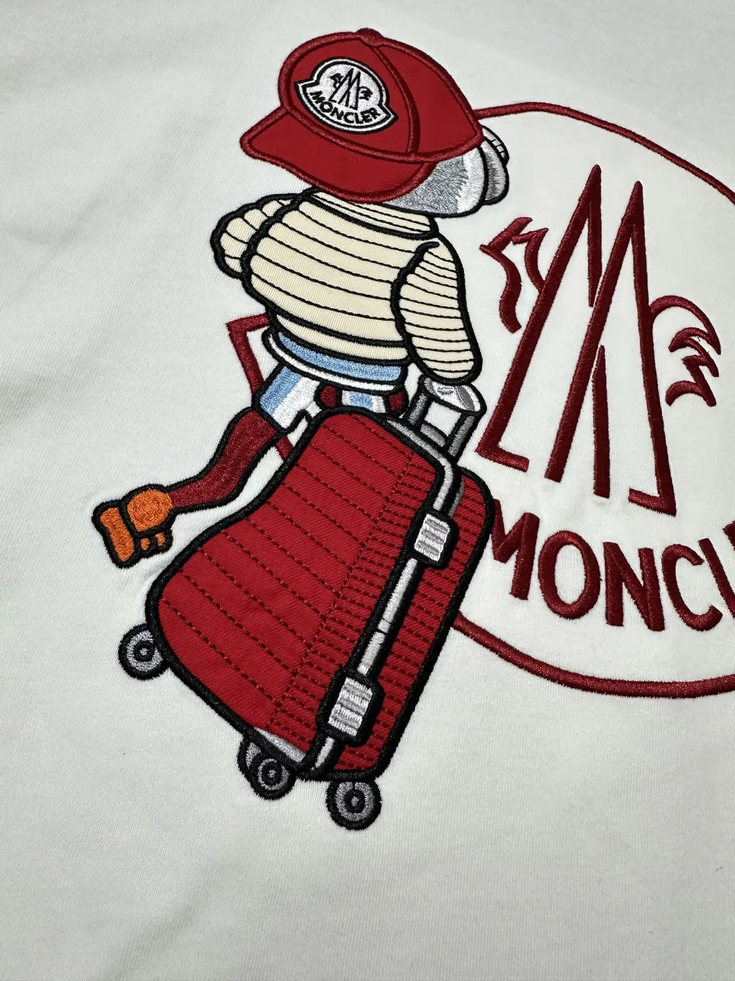 Logo-Embroidered Contrast-Trim Cotton T-Shirt D21011868 — view 8