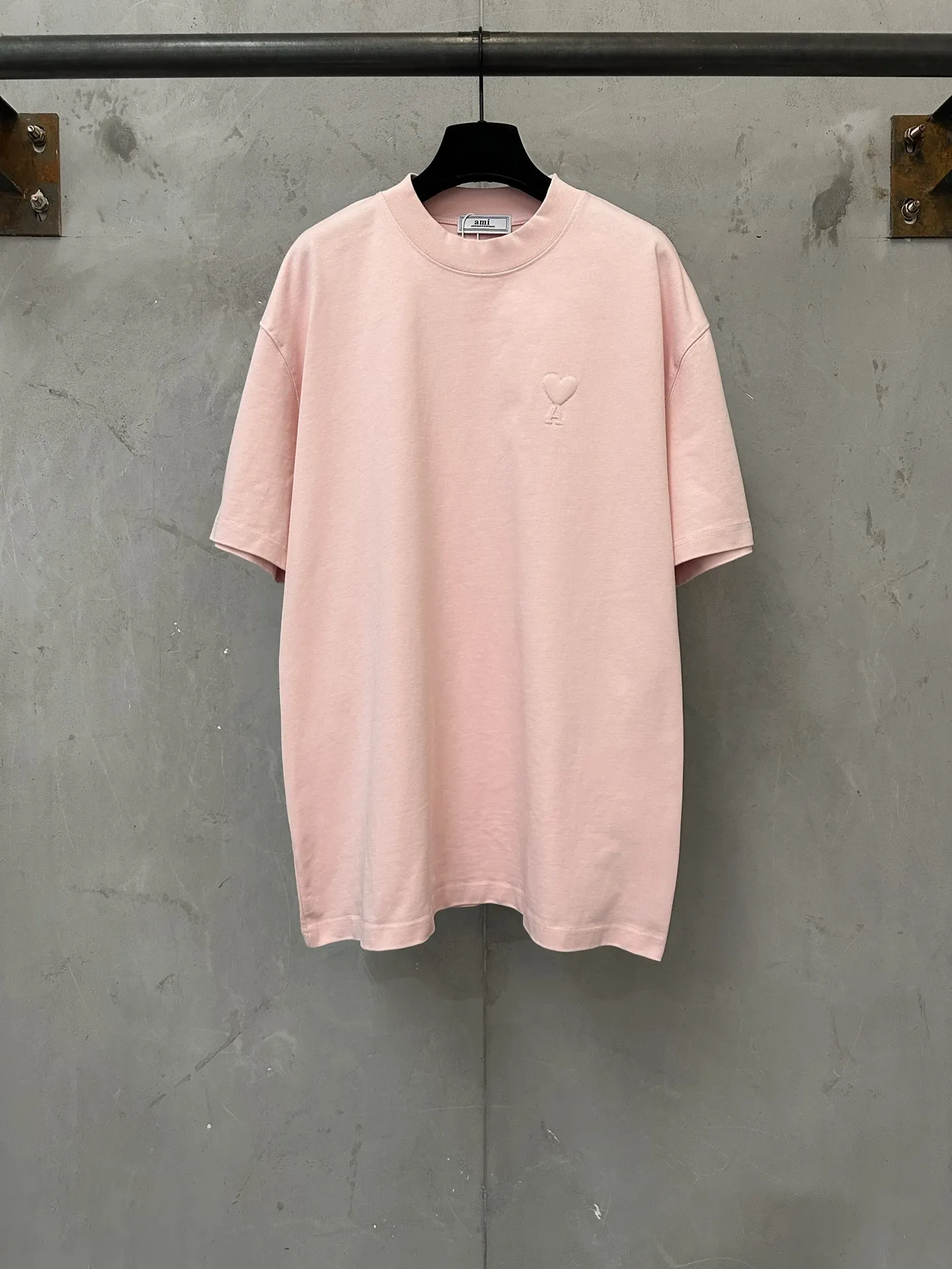 Ami de Coeur Embossed Cotton T-Shirt D21023516