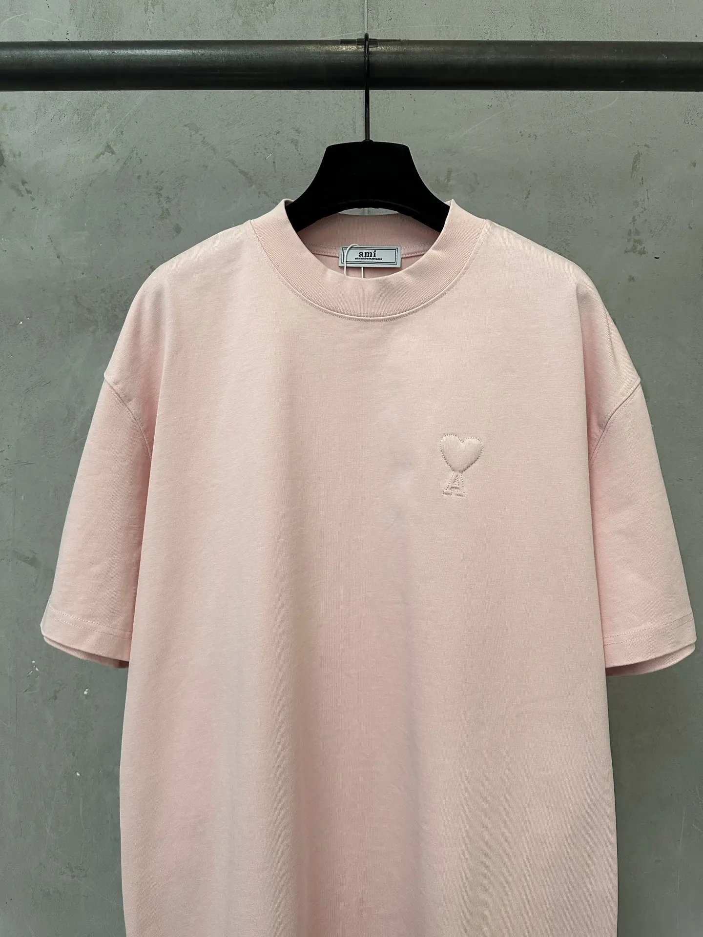 Ami de Coeur Embossed Cotton T-Shirt D21023516 — view 3