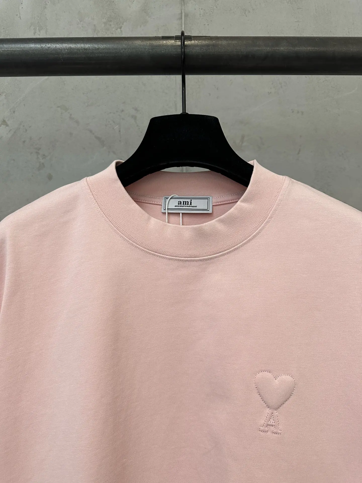 Ami de Coeur Embossed Cotton T-Shirt D21023516 — view 5
