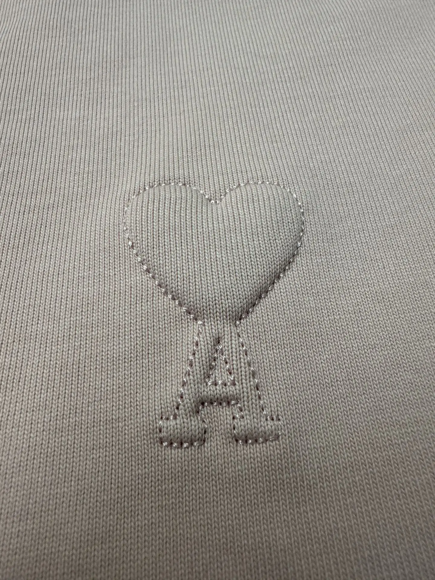 Ami de Coeur Embossed Cotton T-Shirt D21023516 — view 7