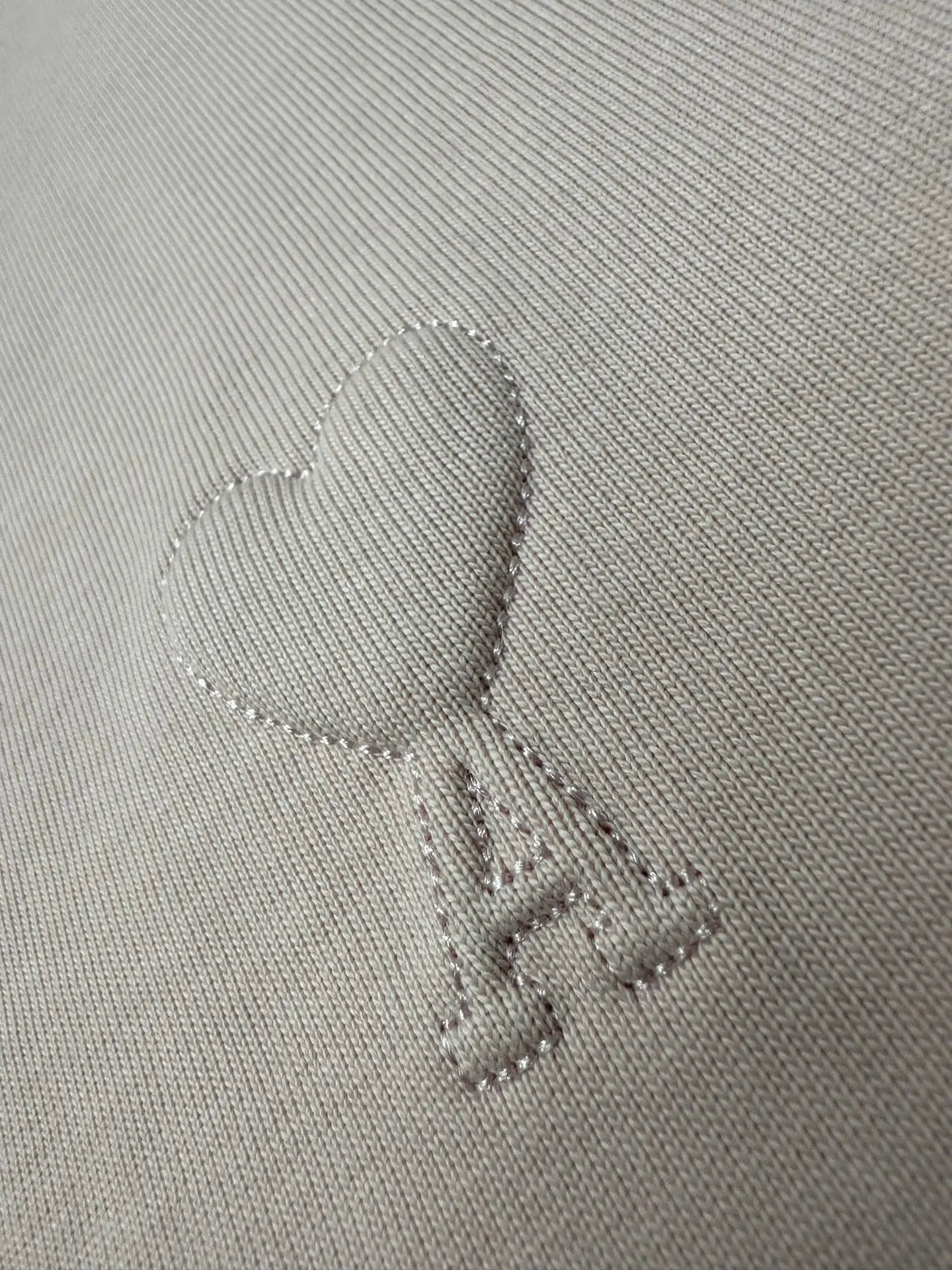 Ami de Coeur Embossed Cotton T-Shirt D21023516 — view 8
