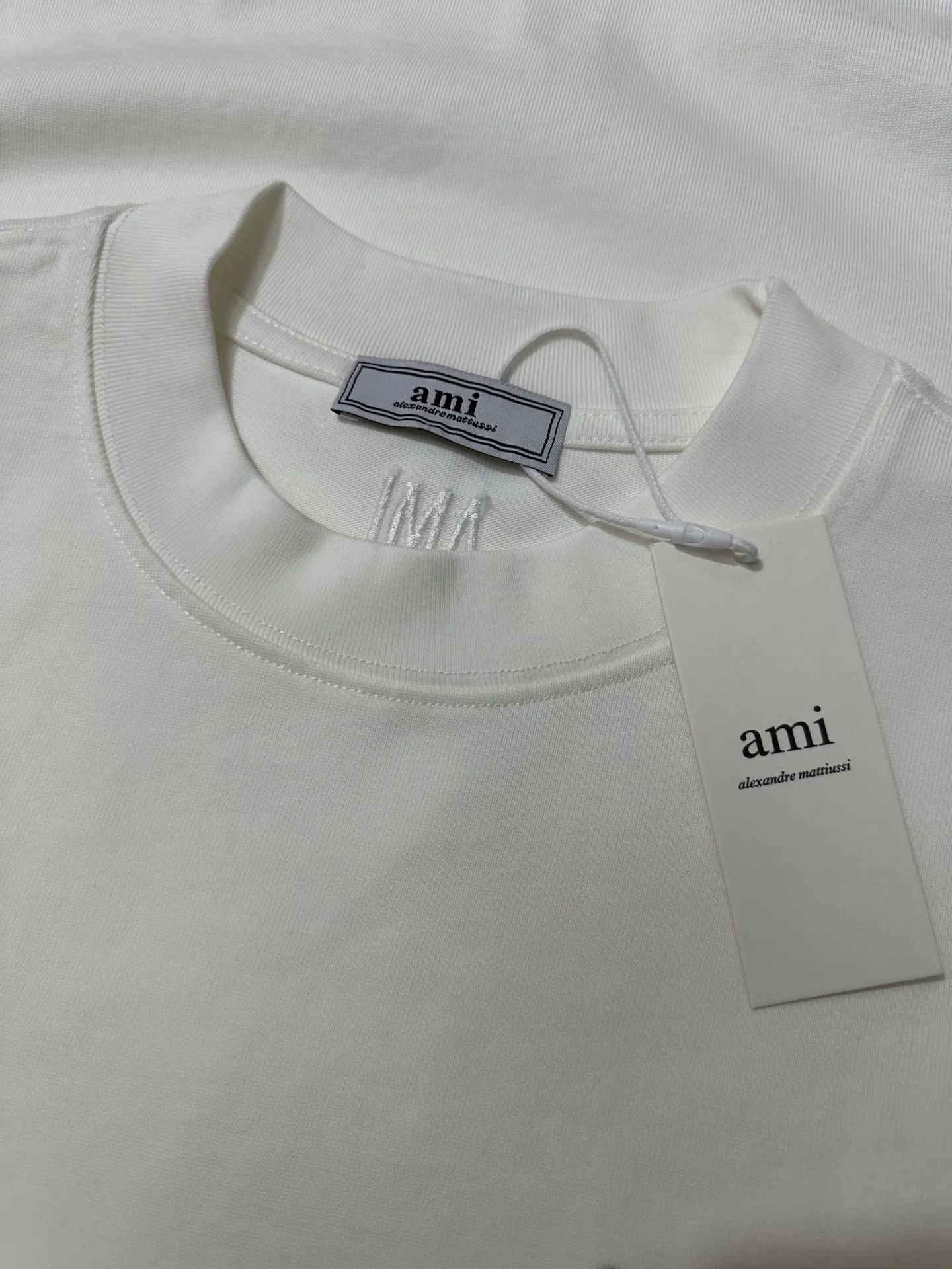 Ami de Coeur Heavyweight Cotton T-Shirt D21020198 — view 6