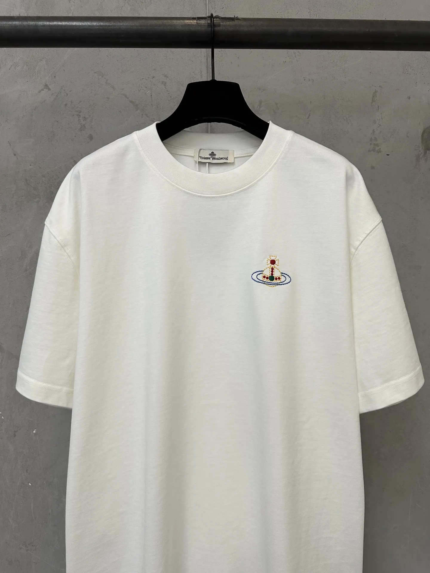 Orb Logo Embroidered Heavyweight Cotton T-Shirt D21024417 — view 3