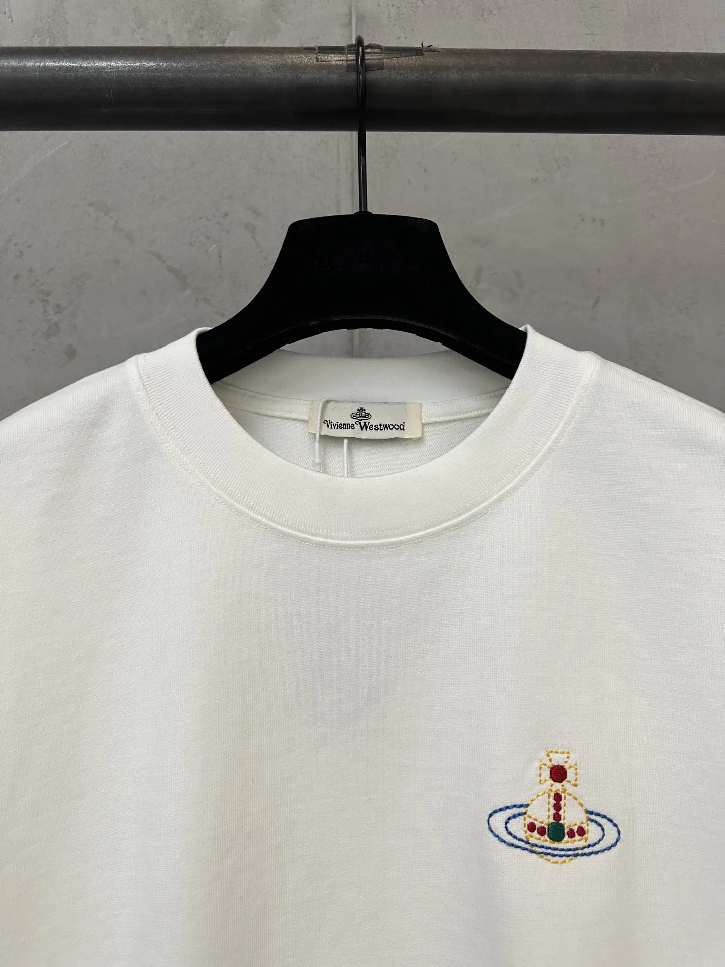 Orb Logo Embroidered Heavyweight Cotton T-Shirt D21024417 — view 5