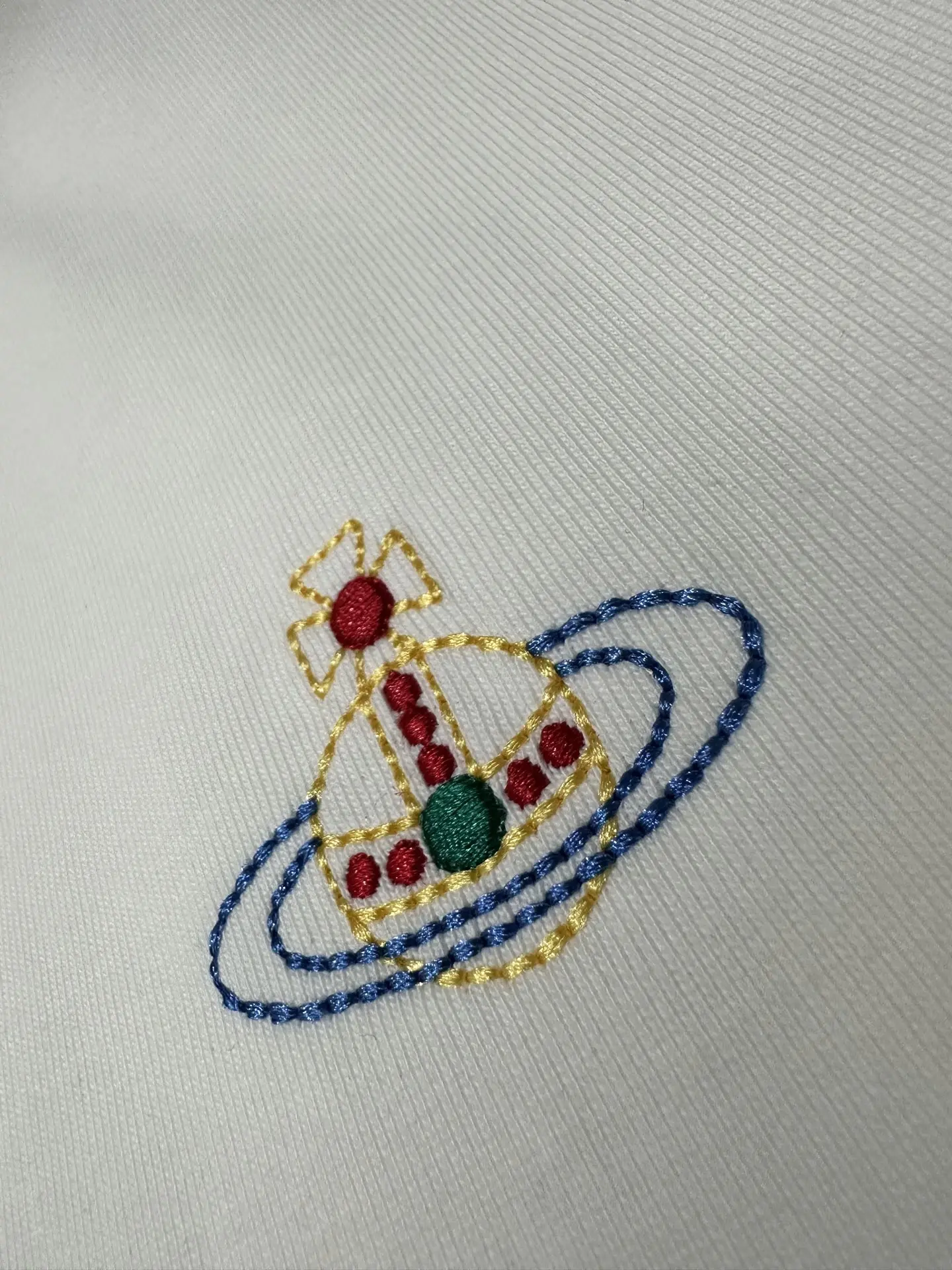 Orb Logo Embroidered Heavyweight Cotton T-Shirt D21024417 — view 8