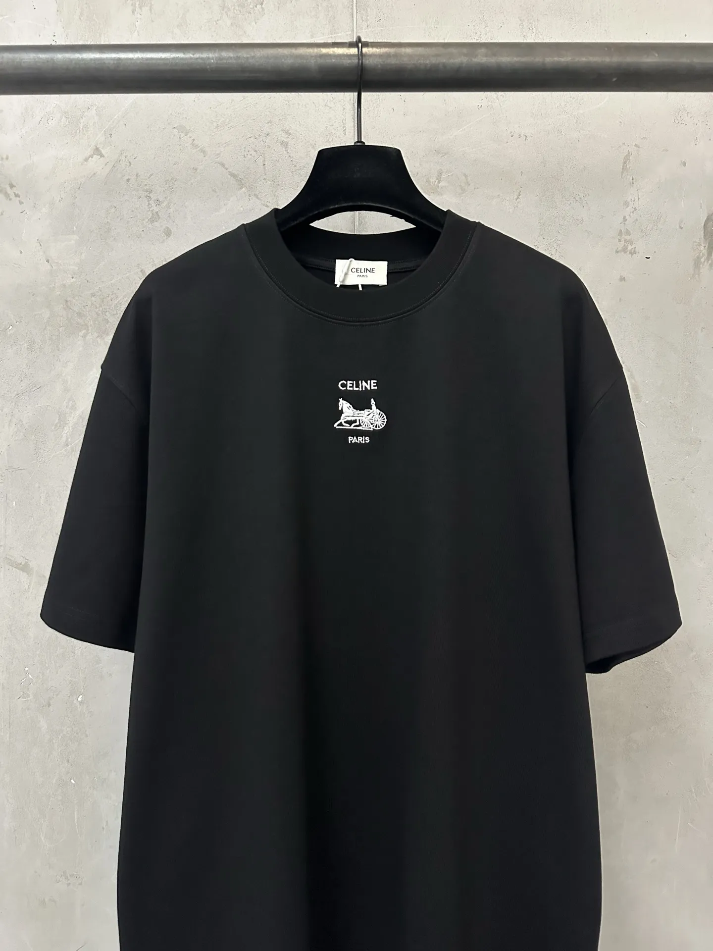 Triomphe Carriage Logo Heavyweight T-Shirt D21020151 — view 3