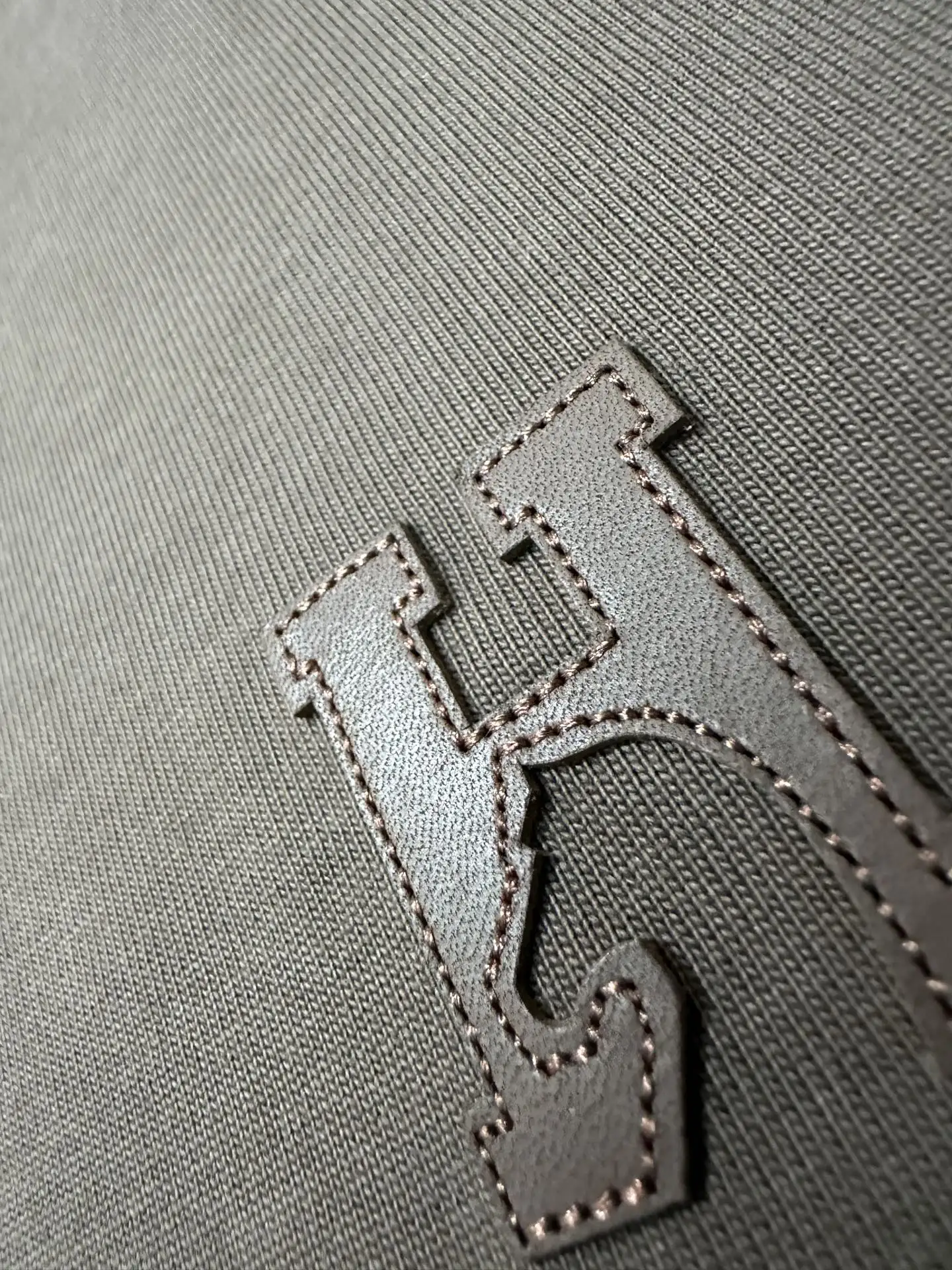 Heavyweight Cotton T-Shirt with Leather Patch D21021806 — view 8
