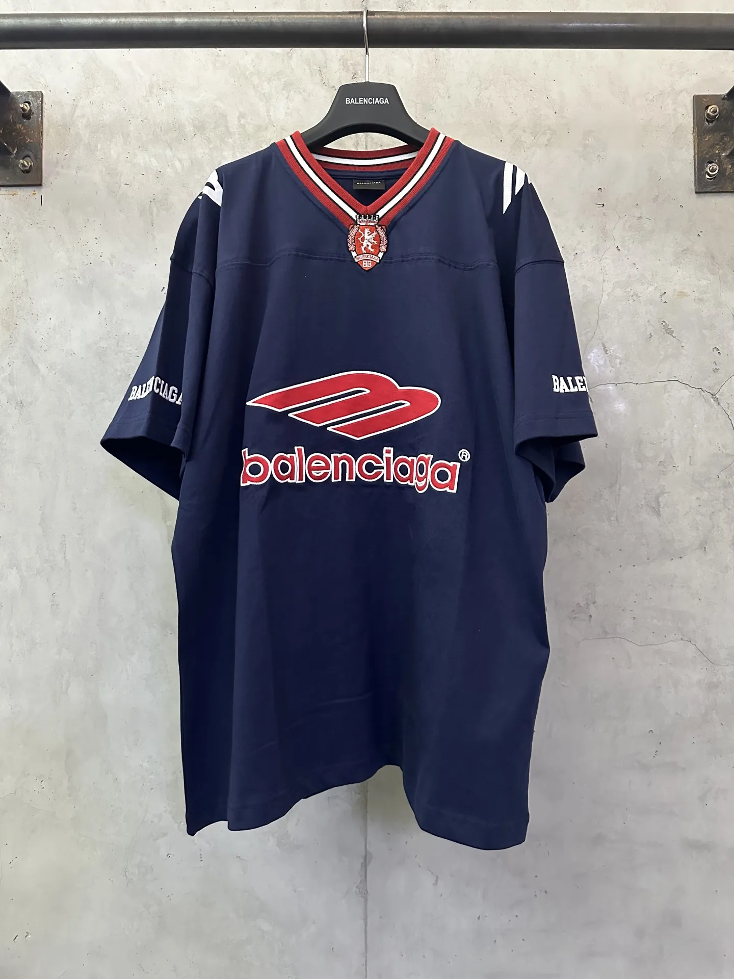 Football Series Embroidered Oversized T-Shirt D21511971